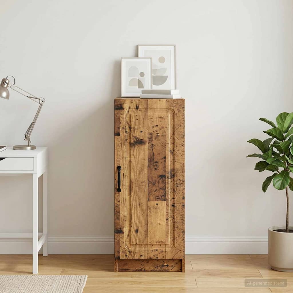 Dressoir Oud hout 33 x 34,5 x 87 cm Bewerkt hout