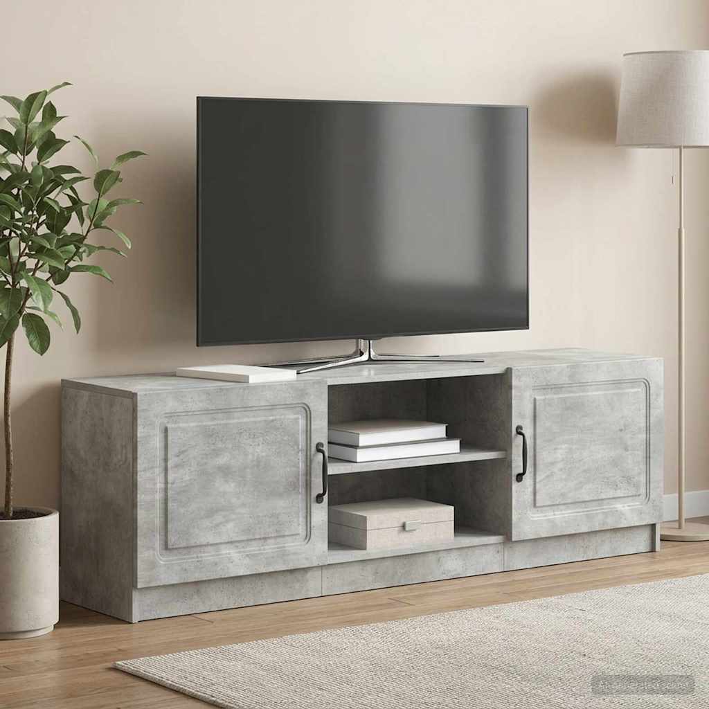 TV-kast Betongrijs 150 x 31 x 47 cm Bewerkt hout