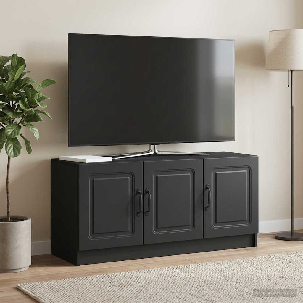 TV-kast Zwart 99 x 34,5 x 47 cm Bewerkt hout