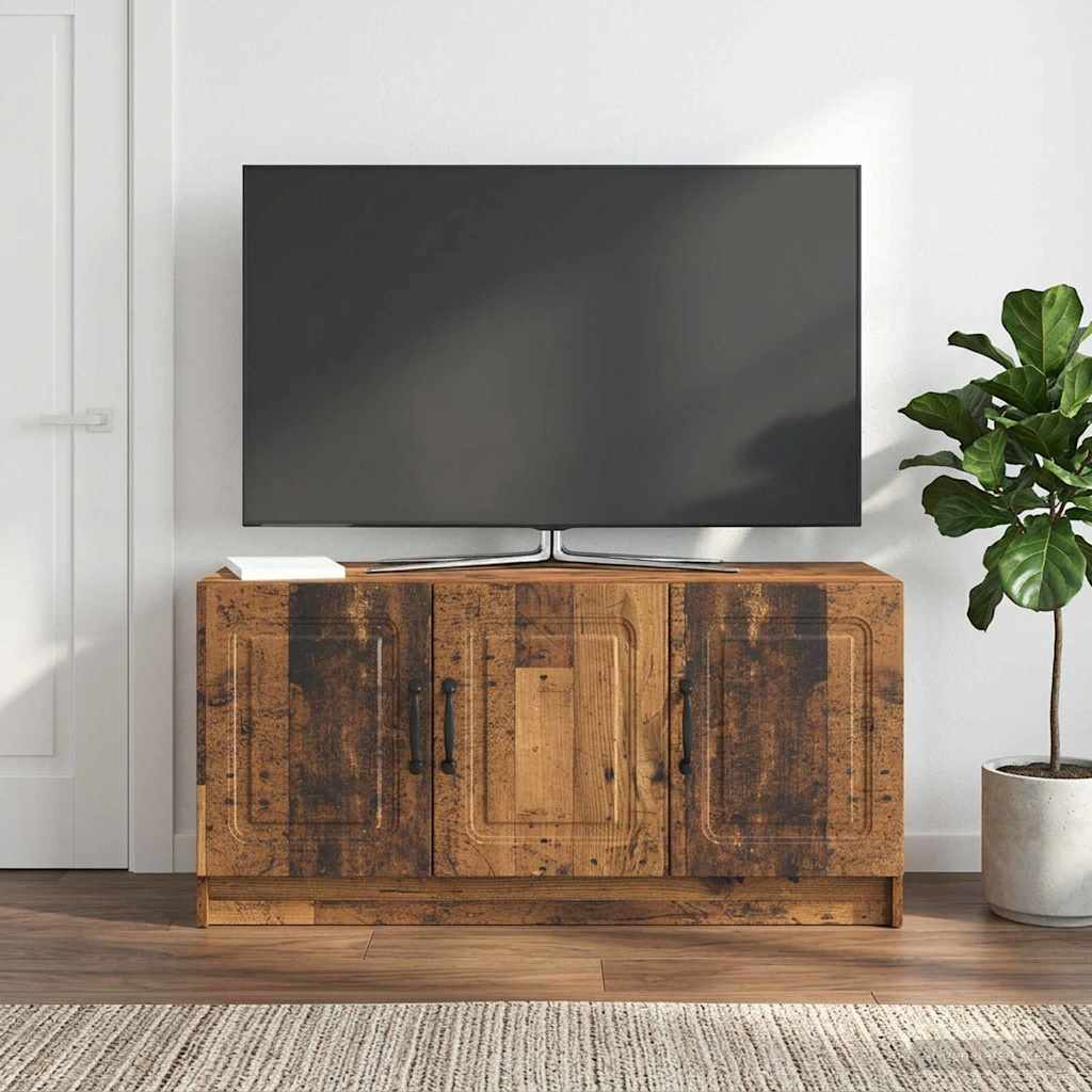 TV-kast Oud hout 99 x 34,5 x 47 cm Bewerkt hout
