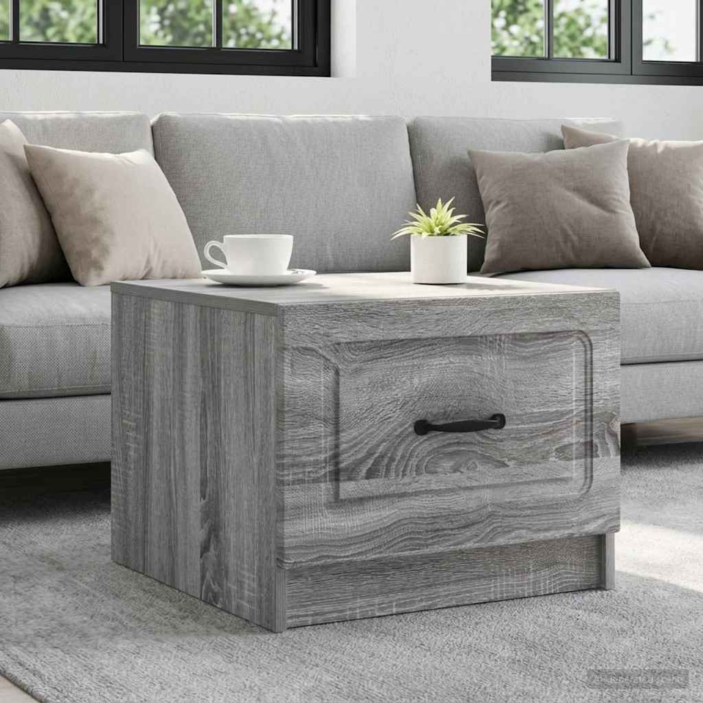Salontafel met lade Grijs sonoma 49 x 50 x 37 cm Bewerkt hout