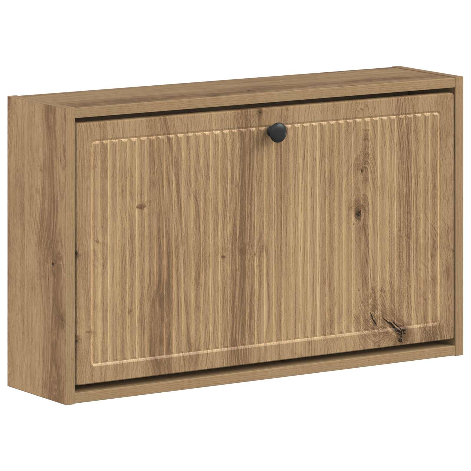 Wandgemonteerde Schoenkast EDE 71 x 17 x 43 cm Bewerkt hout