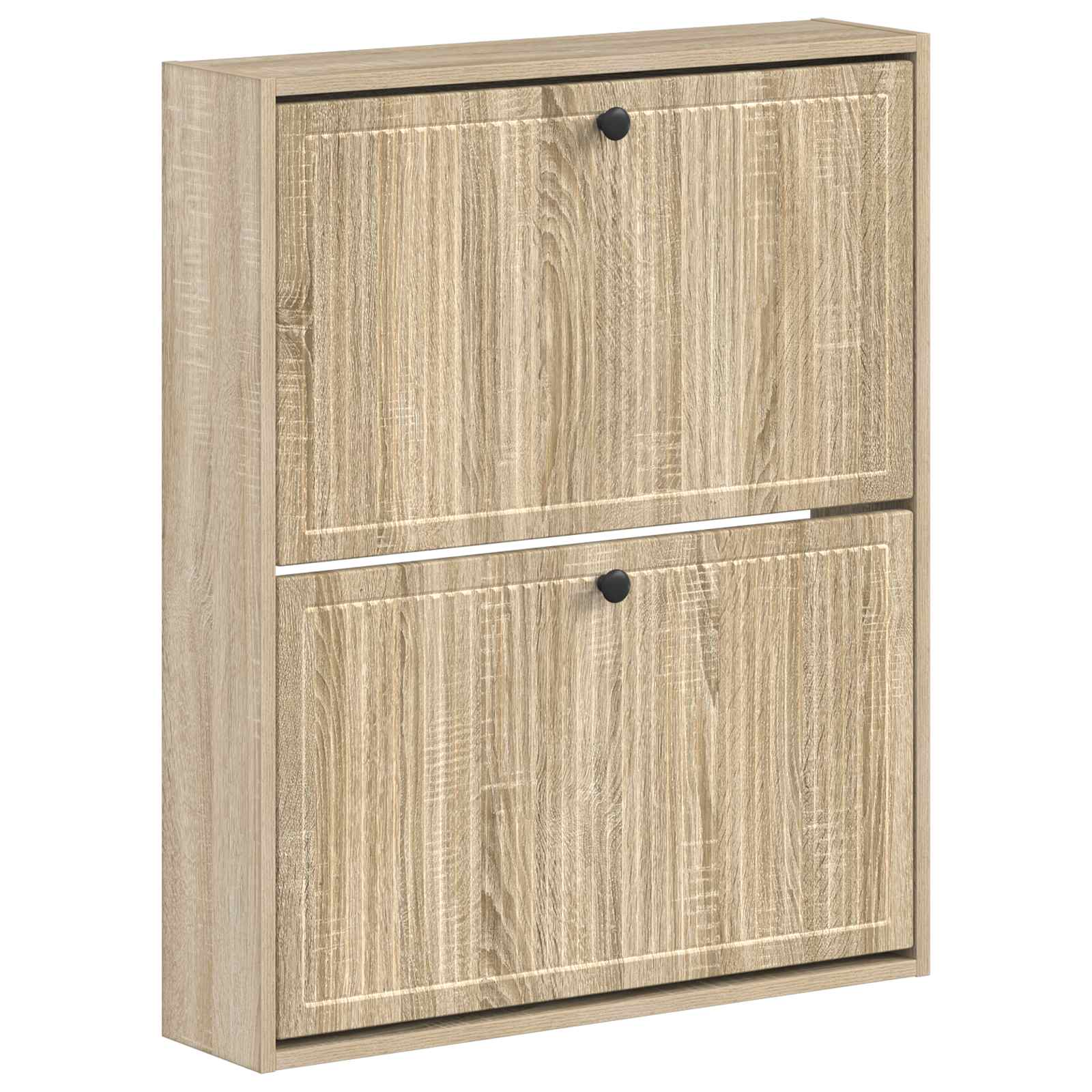 Wandgemonteerde Schoenkast EDE 71 x 17 x 86 cm Bewerkt hout