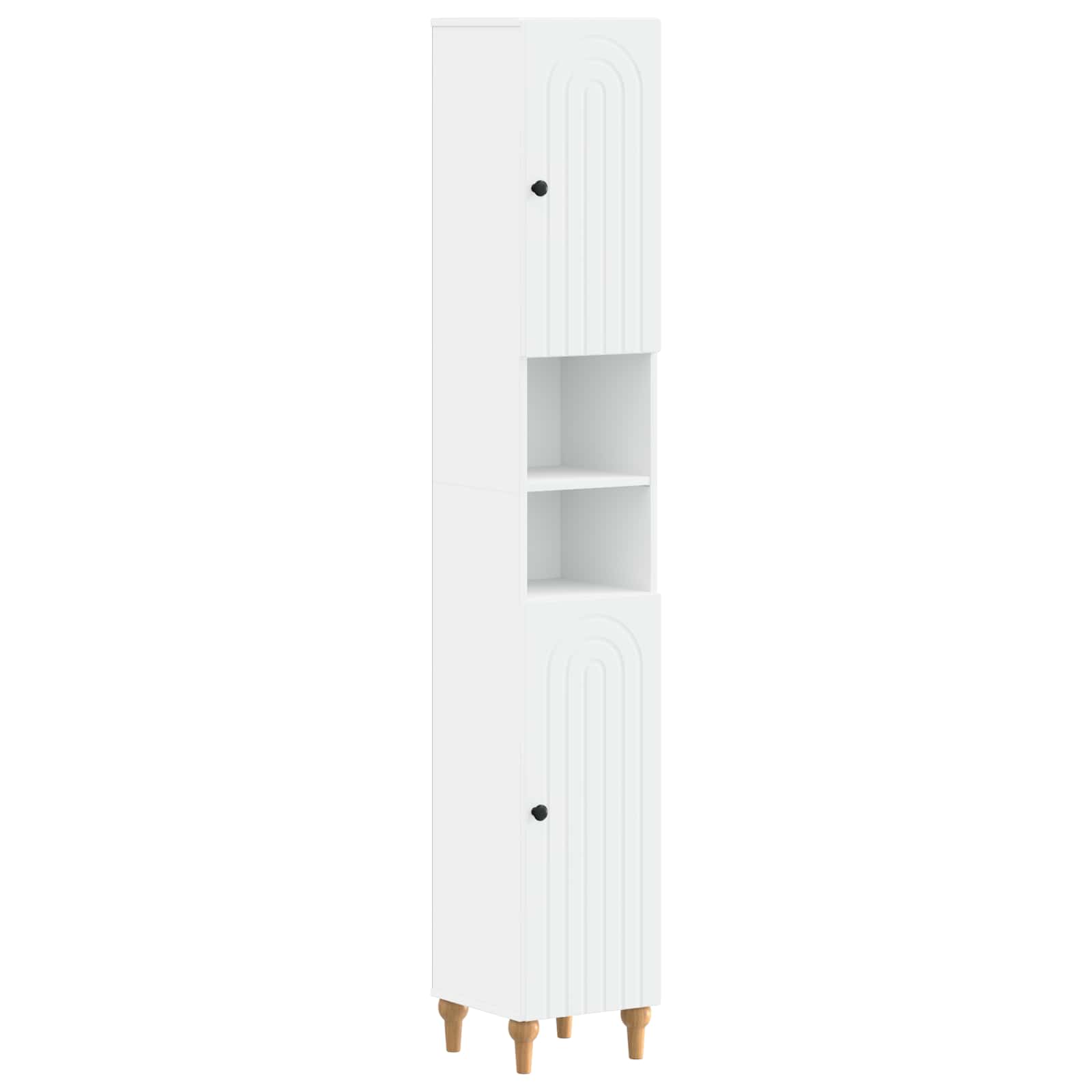 Badkamerkast met Open Plank ALKMAAR Wit 30 x 31 x 190 cm