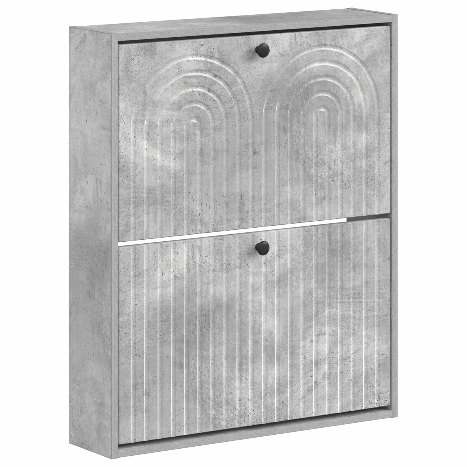 Wandgemonteerde Schoenkast ALKMAAR 71 x 17 x 86 cm Bewerkt hout