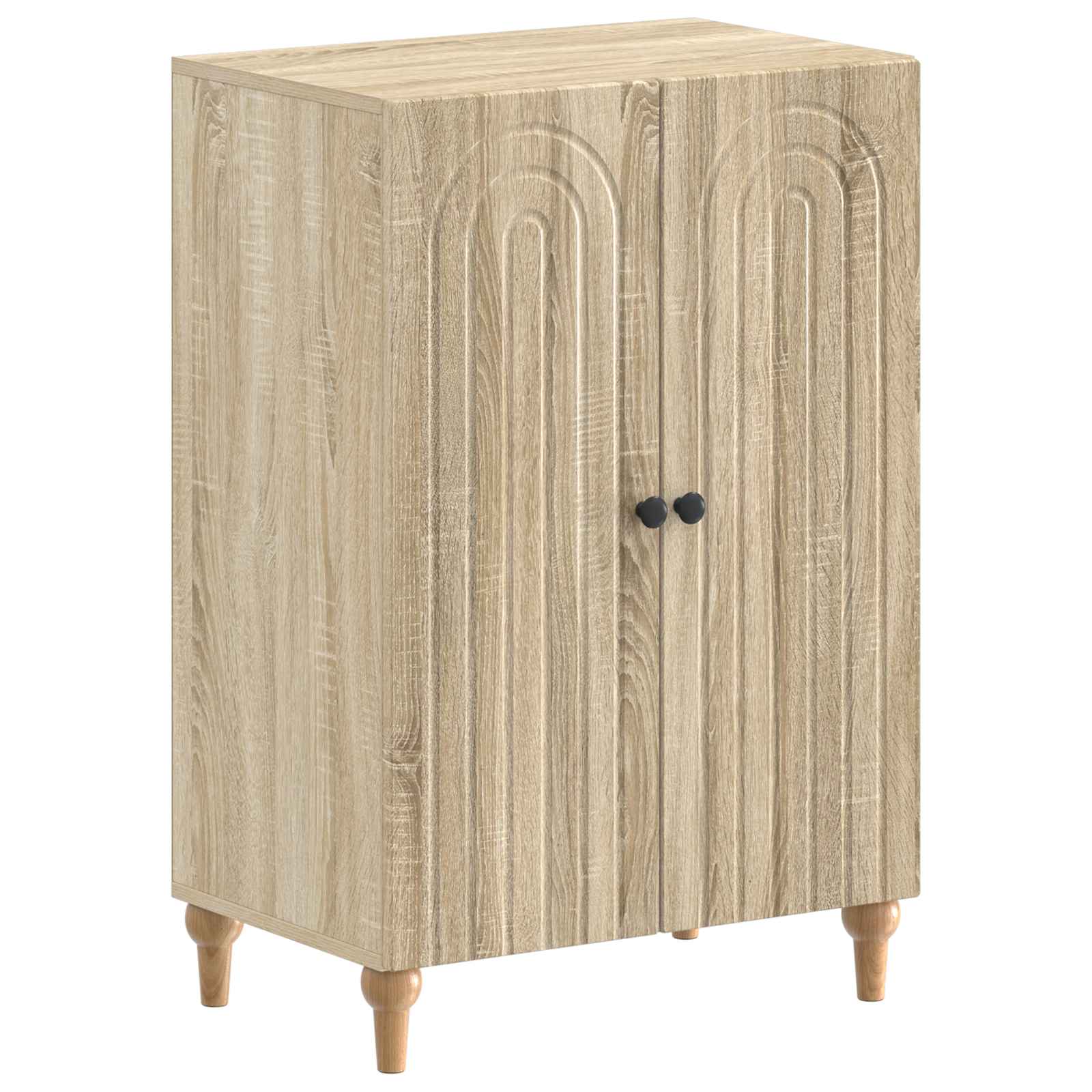Schoenenkast ALKMAAR 59,5 x 39,5 x 90 cm Bewerkt hout
