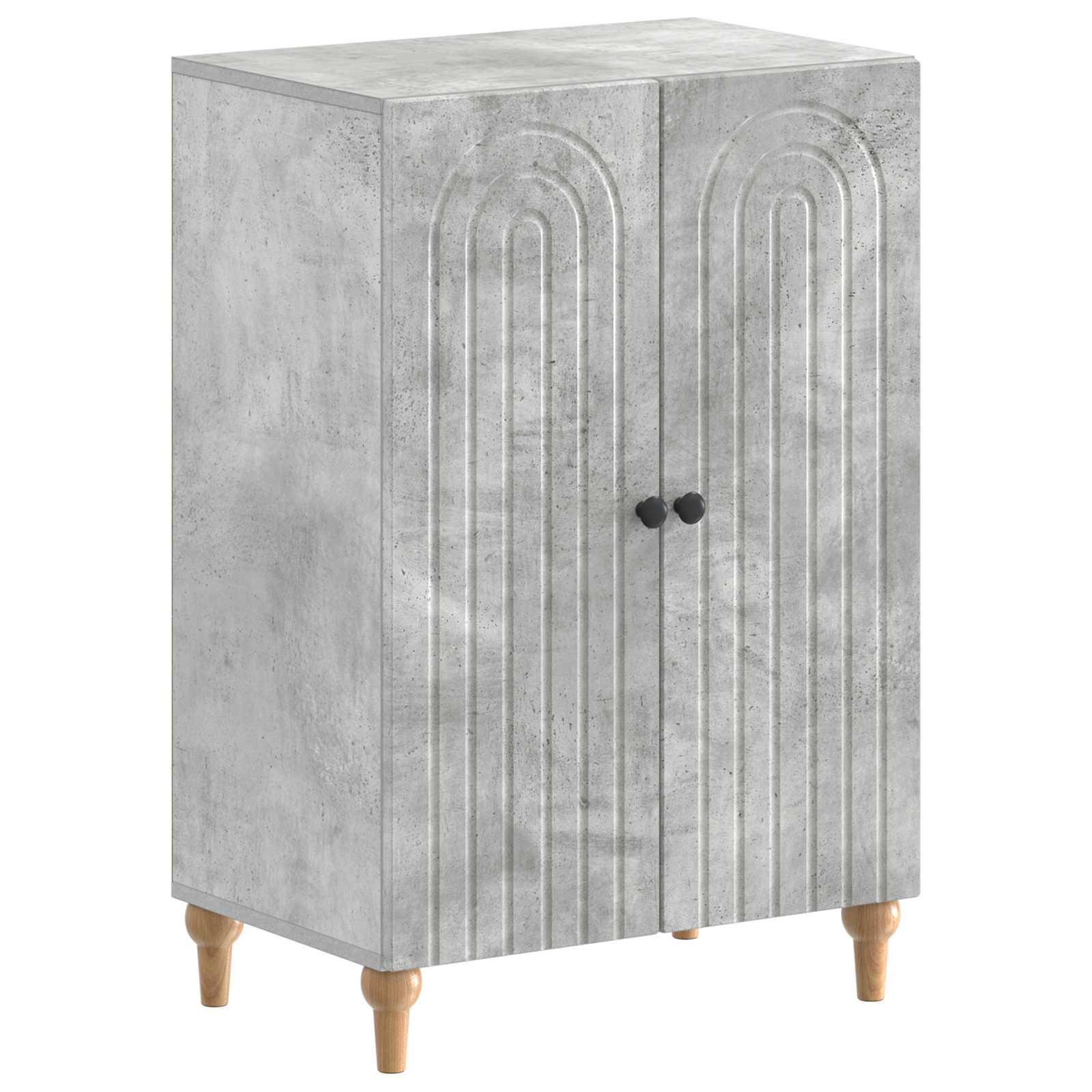 Schoenenkast ALKMAAR 59,5 x 39,5 x 90 cm Bewerkt hout