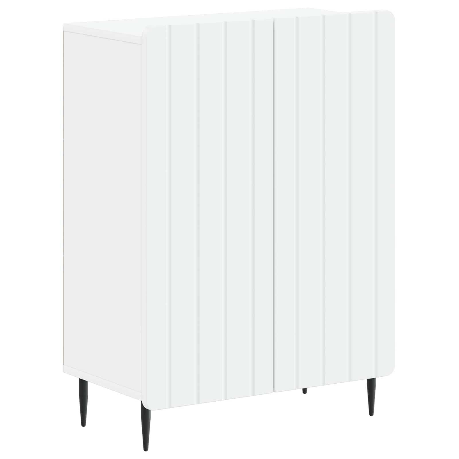 Badkamer Opbergkast ZWOLLE Wit 59,5 x 31 x 79,5 cm Bewerkt hout