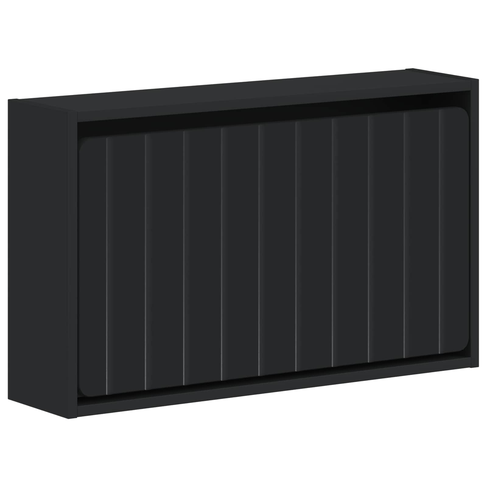 Wandgemonteerde Schoenkast ZWOLLE 71 x 17 x 43 cm Bewerkt hout
