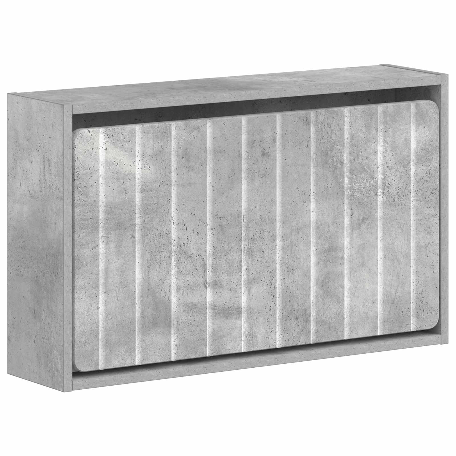 Wandgemonteerde Schoenkast ZWOLLE 71 x 17 x 43 cm Bewerkt hout