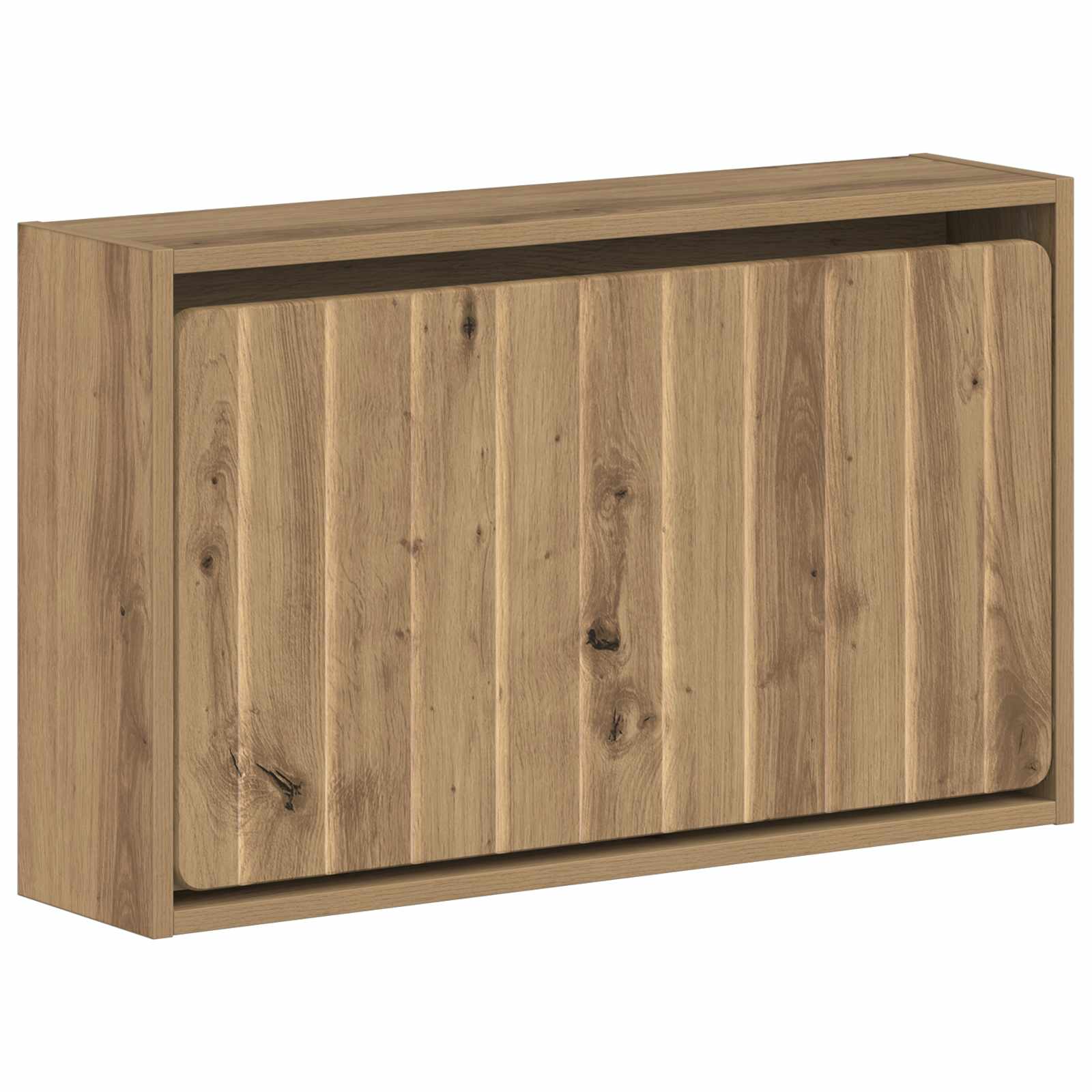 Wandgemonteerde Schoenkast ZWOLLE 71 x 17 x 43 cm Bewerkt hout