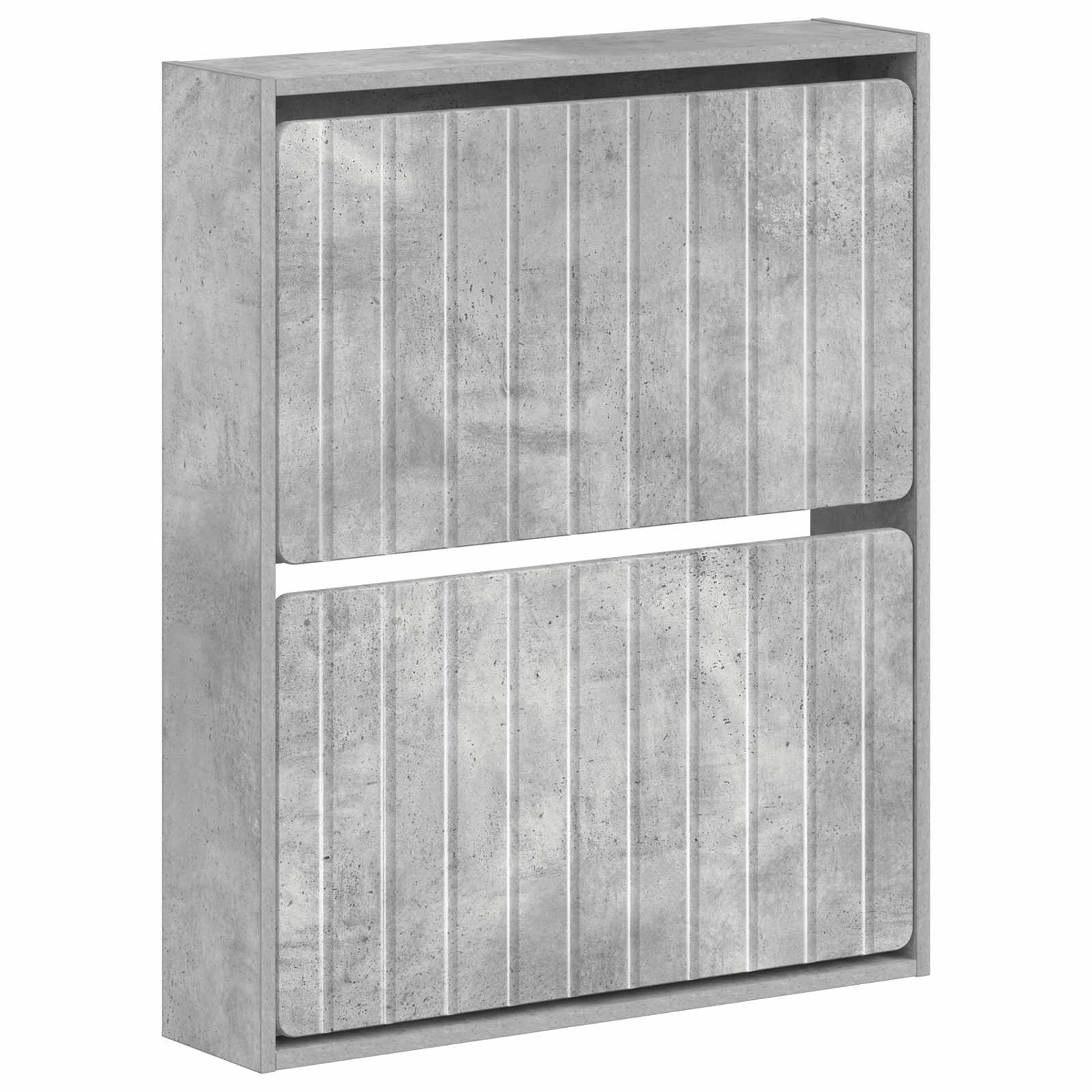 Wandgemonteerde Schoenkast ZWOLLE 71 x 17 x 86 cm Bewerkt hout