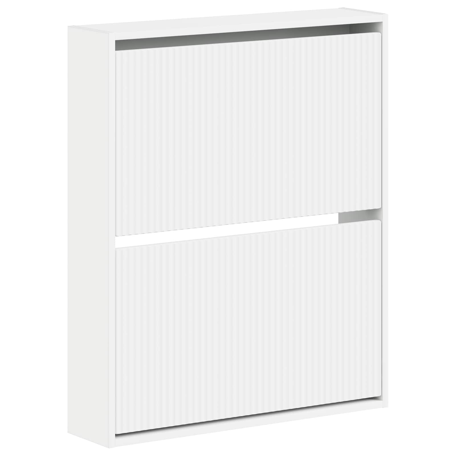 Wandgemonteerde Schoenkast ARNHEM 71 x 17 x 86 cm Bewerkt hout