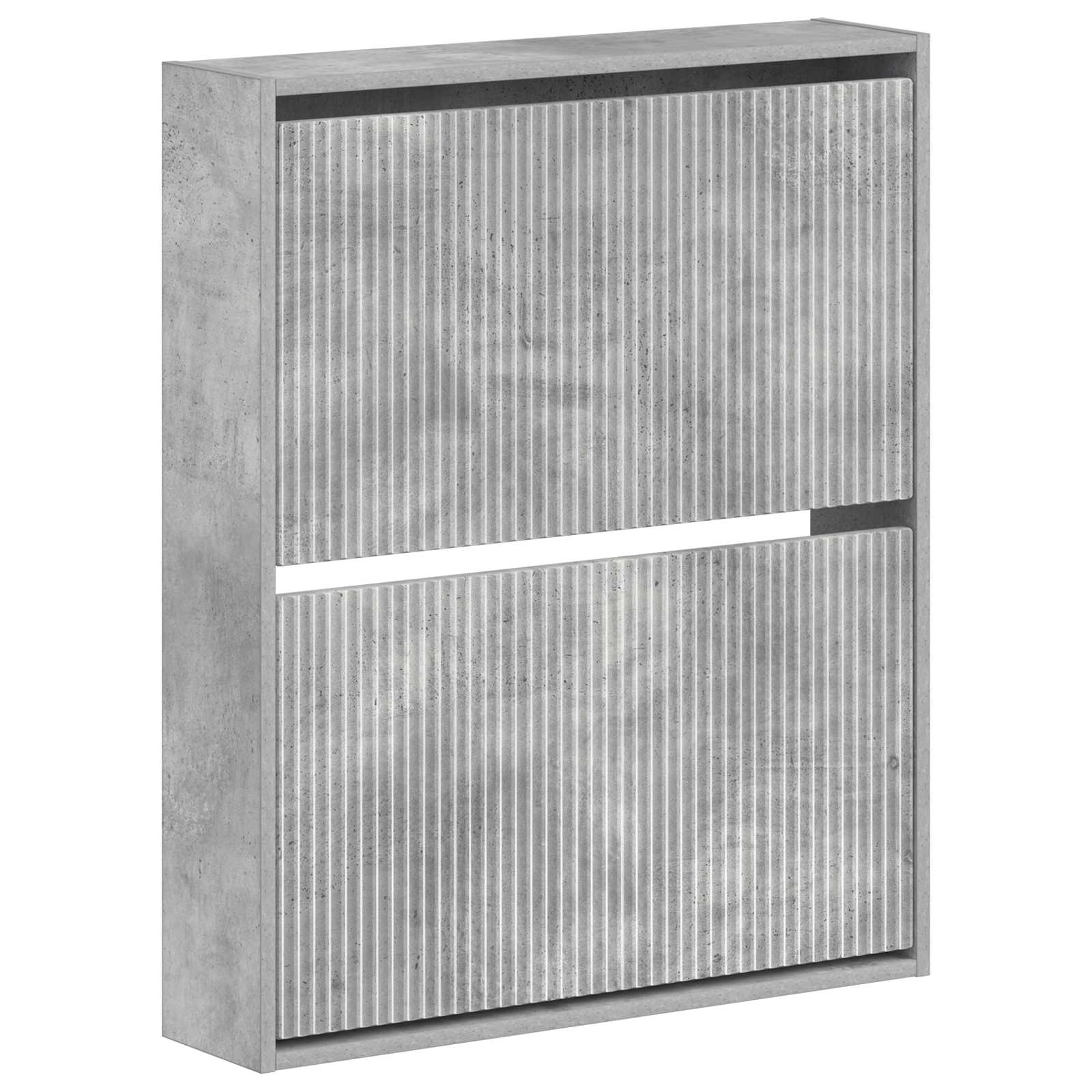 Wandgemonteerde Schoenkast ARNHEM 71 x 17 x 86 cm Bewerkt hout