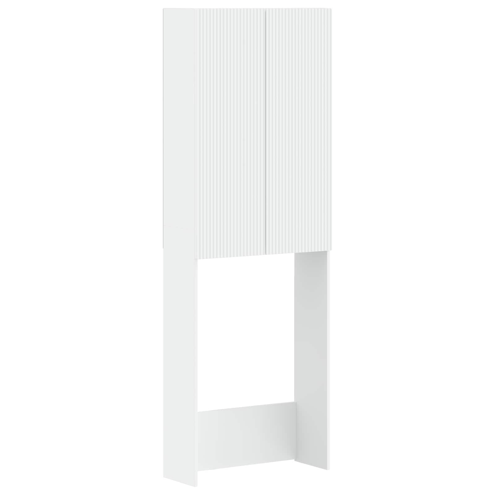 Toiletkast ARNHEM Wit 66 x 25,5 x 190 cm Bewerkt hout