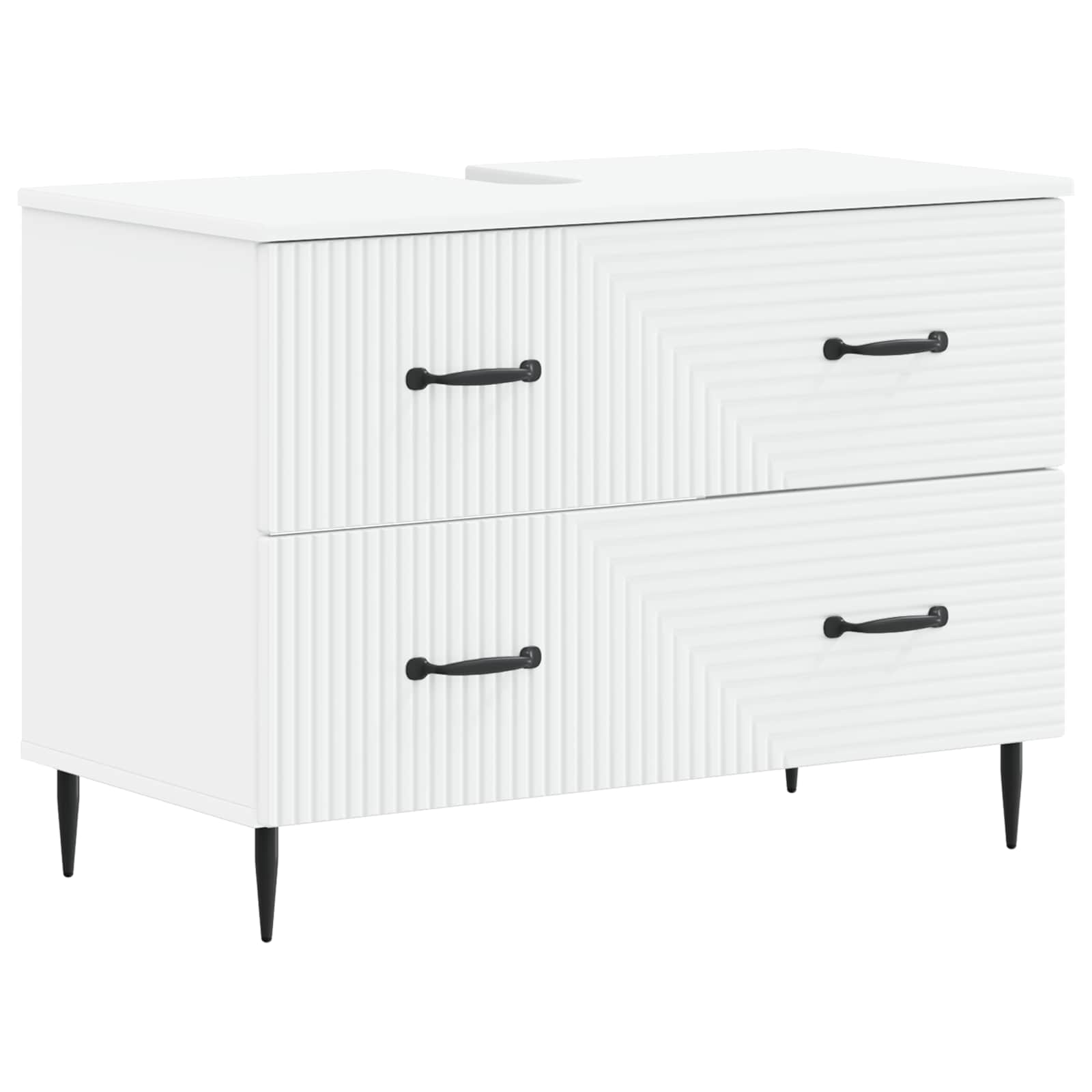 Badkamer wastafelkast HAARLEM Wit 82 x 41 x 58,5 cm