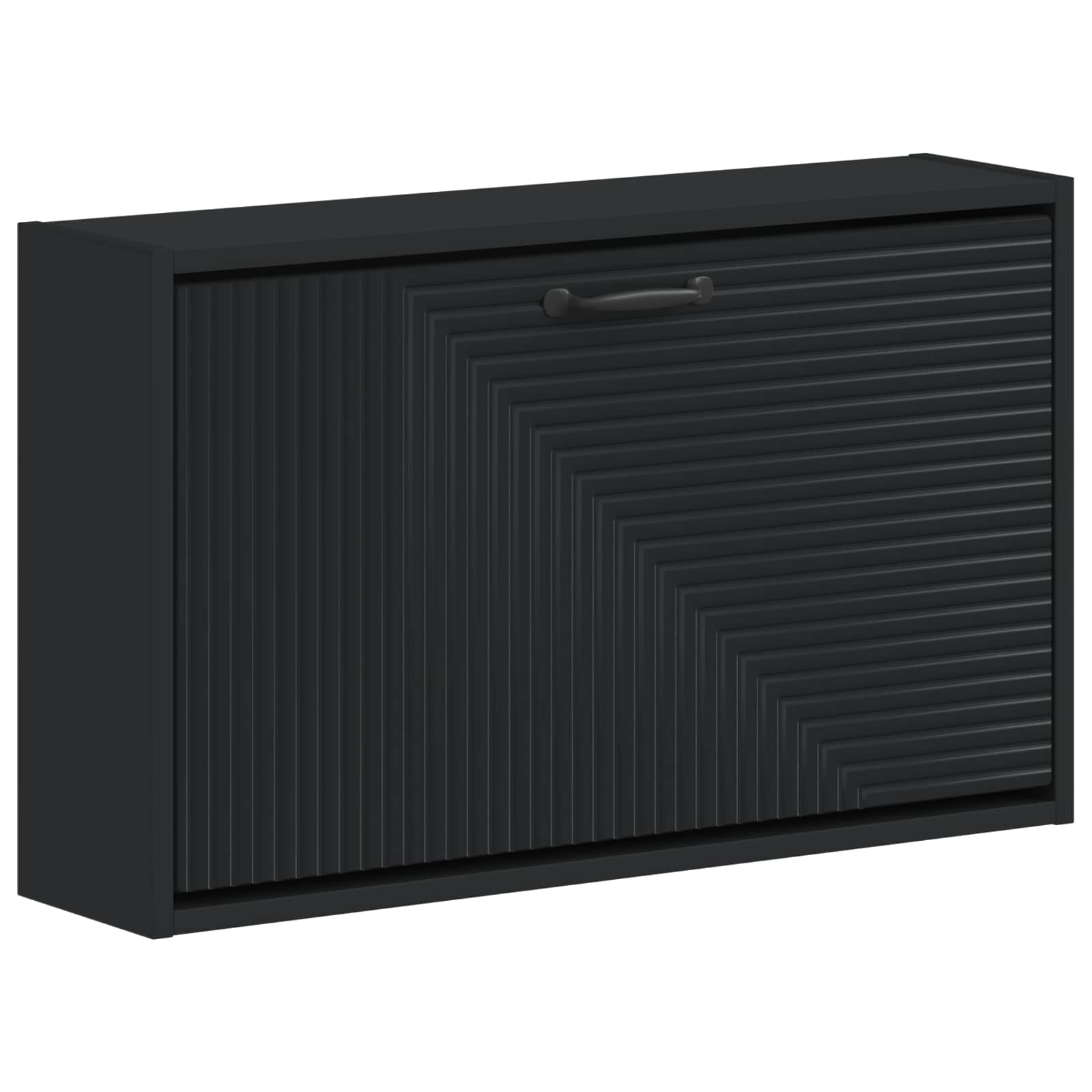 Wandgemonteerde Schoenkast HAARLEM 71 x 17 x 43 cm Bewerkt hout