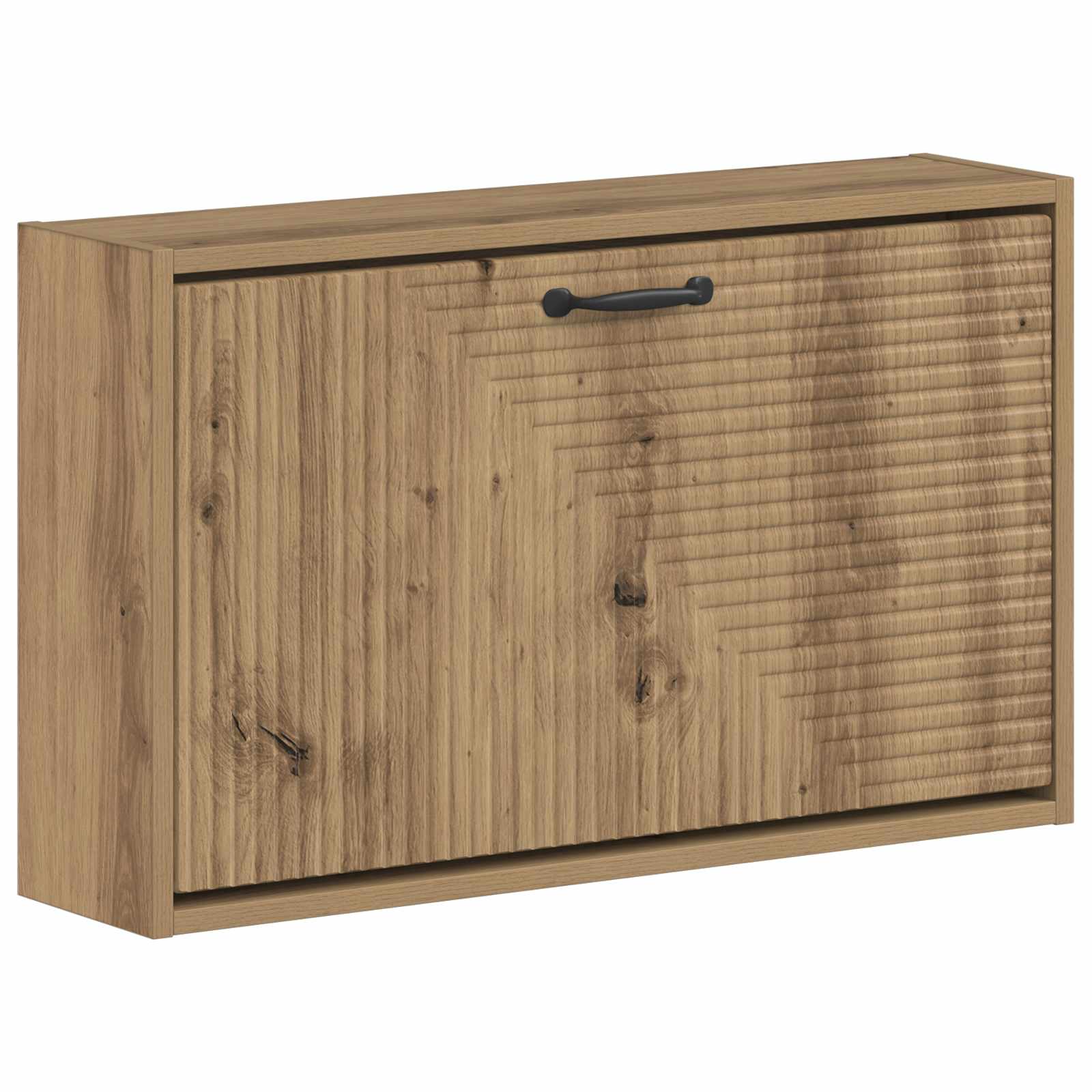 Wandgemonteerde Schoenkast HAARLEM 71 x 17 x 43 cm Bewerkt hout