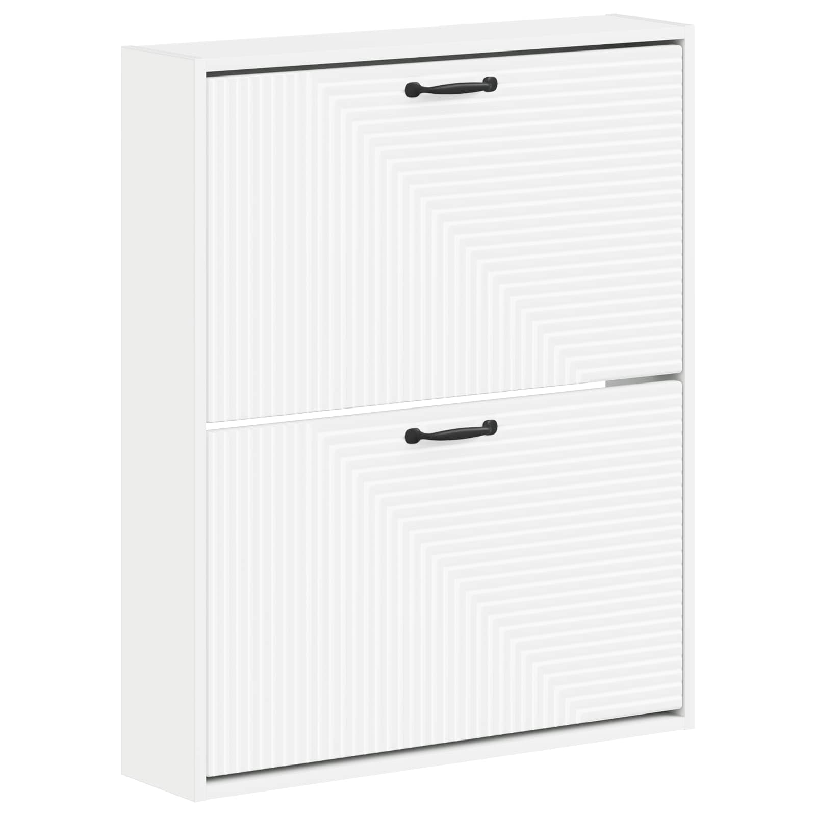 Wandgemonteerde Schoenkast HAARLEM 71 x 17 x 86 cm Bewerkt hout