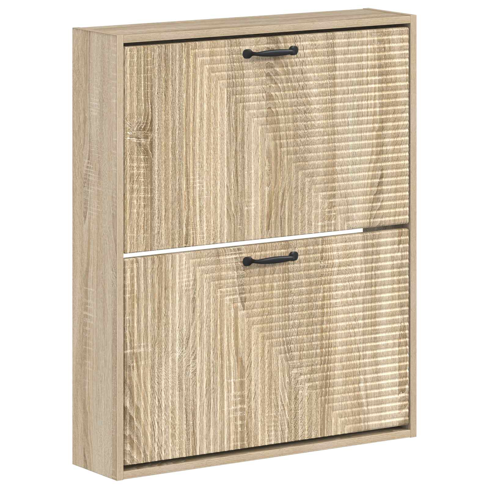 Wandgemonteerde Schoenkast HAARLEM 71 x 17 x 86 cm Bewerkt hout