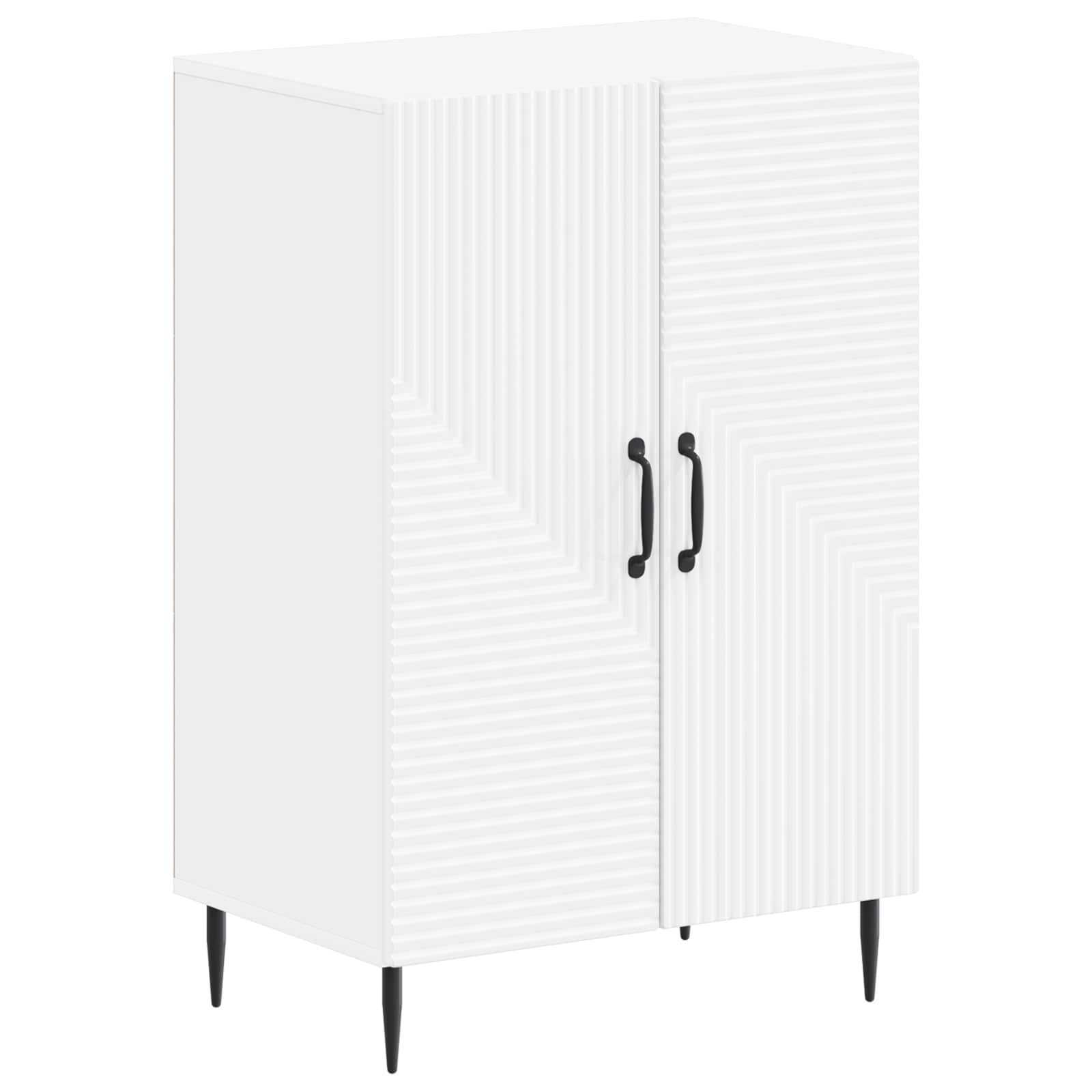 Schoenenkast HAARLEM 59,5 x 39,5 x 89,5 cm Bewerkt hout Wit