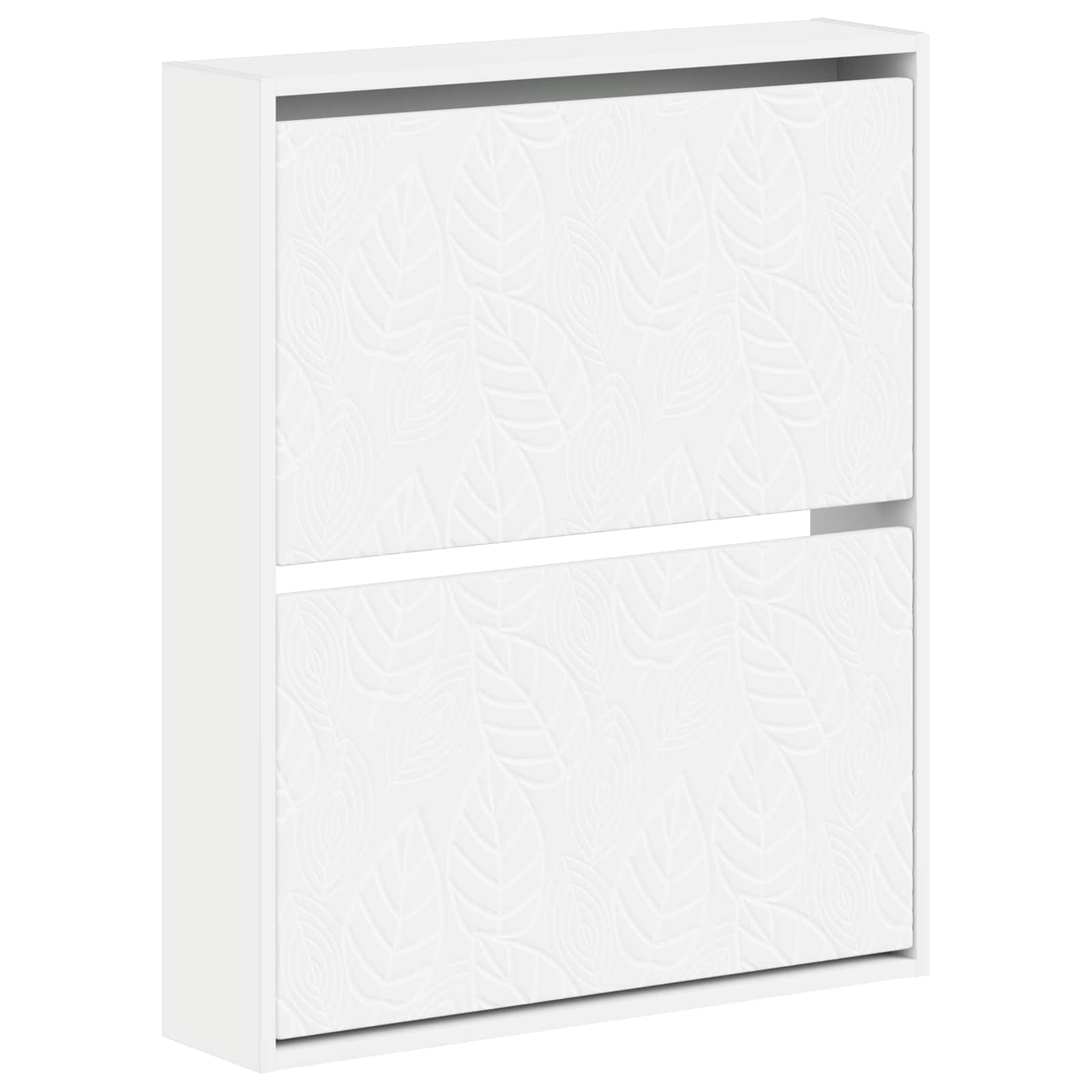 Wandgemonteerde Schoenkast DELFT 71 x 17 x 86 cm Bewerkt hout