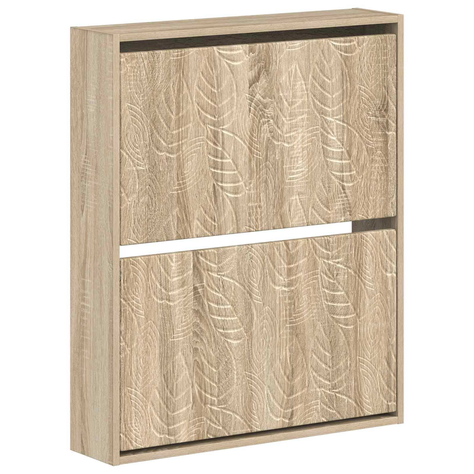 Wandgemonteerde Schoenkast DELFT 71 x 17 x 86 cm Bewerkt hout