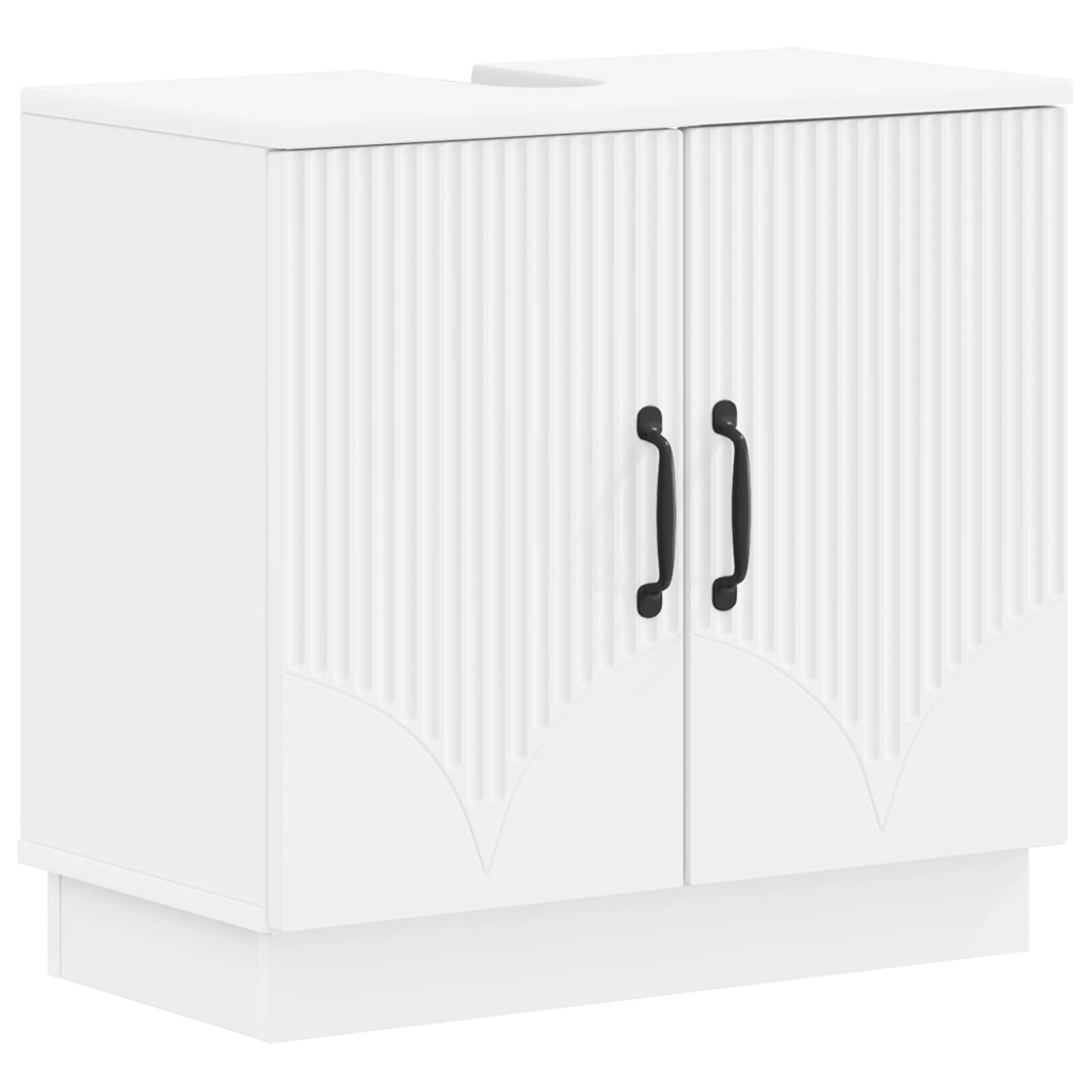 Badkamer wastafelkast HOORN Wit 59,5 x 31,5 x 56 cm