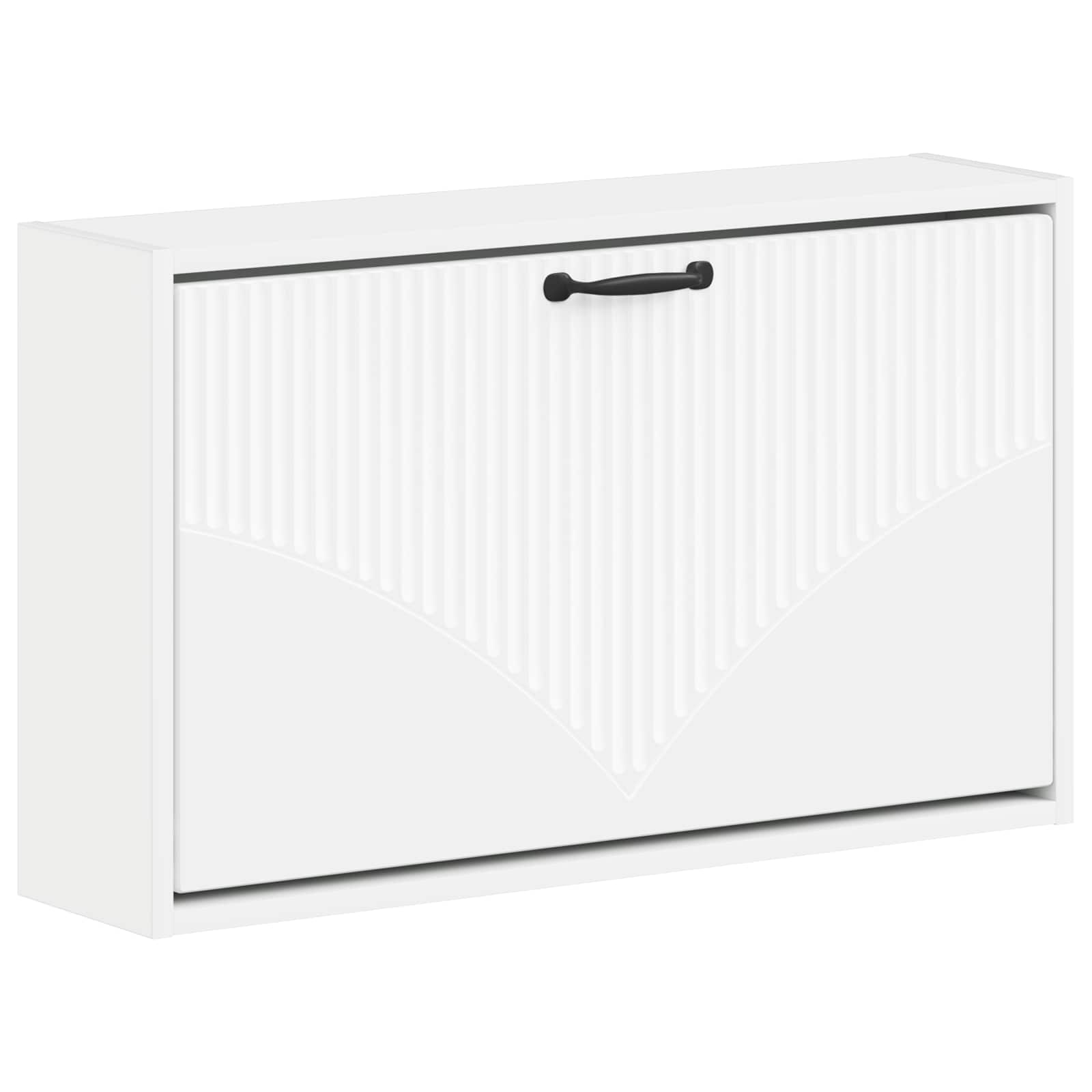 Wandgemonteerde Schoenkast HOORN 71 x 17 x 43 cm Bewerkt hout