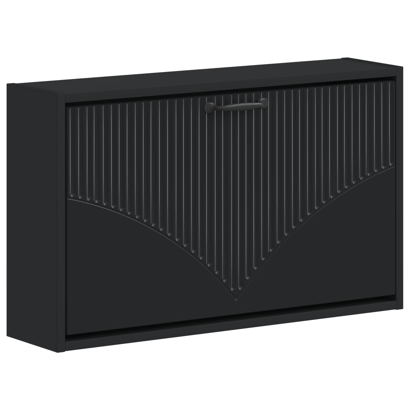 Wandgemonteerde Schoenkast HOORN 71 x 17 x 43 cm Bewerkt hout