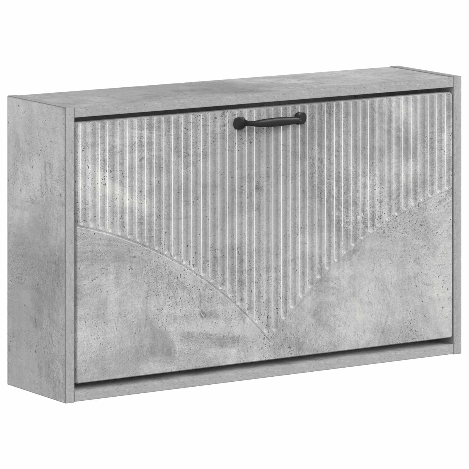 Wandgemonteerde Schoenkast HOORN 71 x 17 x 43 cm Bewerkt hout