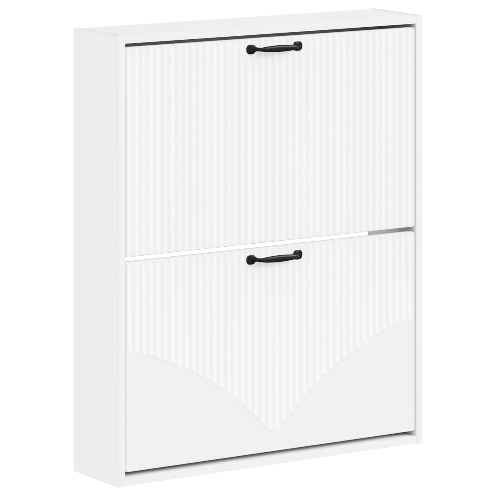 Wandgemonteerde Schoenkast HOORN 71 x 17 x 86 cm Bewerkt hout