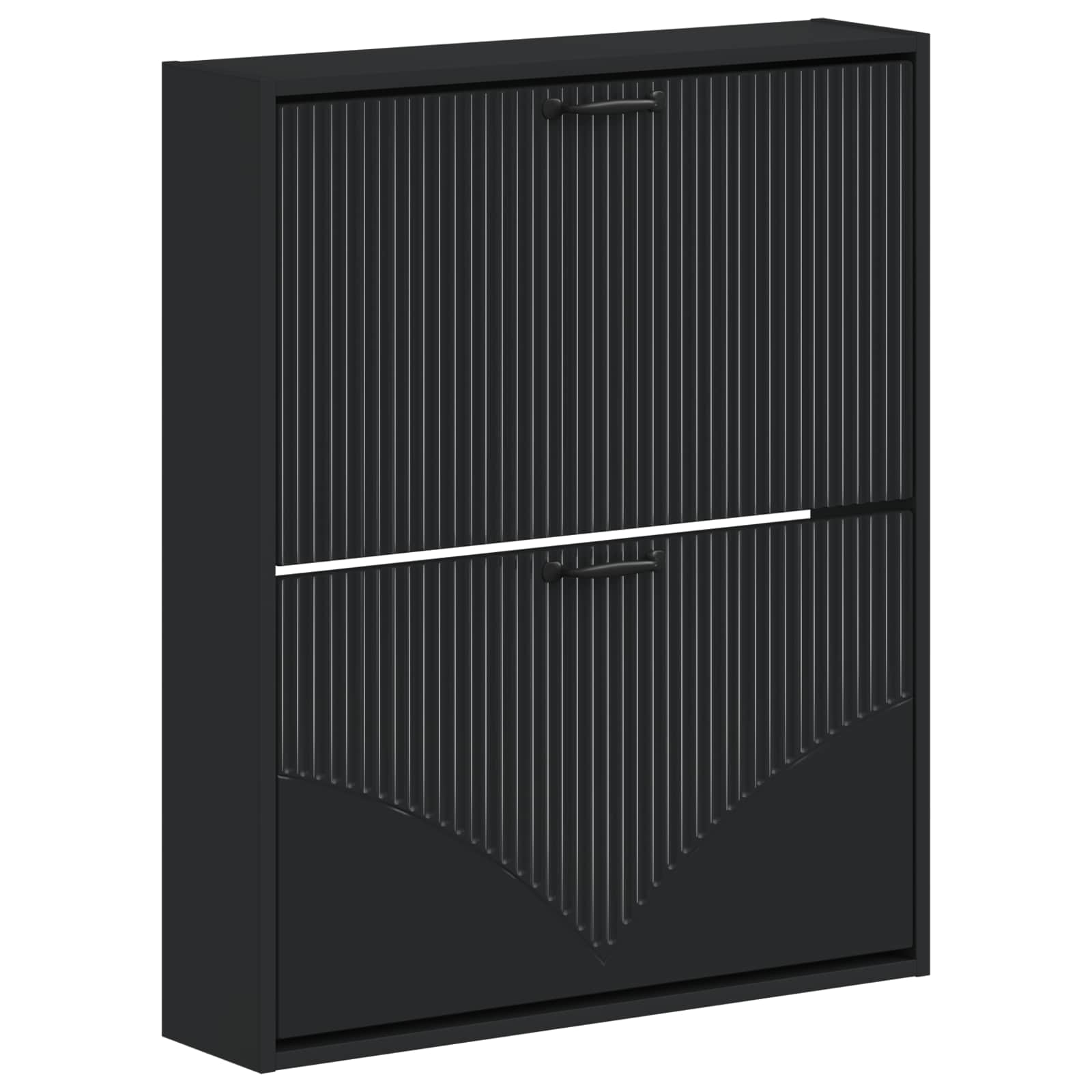 Wandgemonteerde Schoenkast HOORN 71 x 17 x 86 cm Bewerkt hout