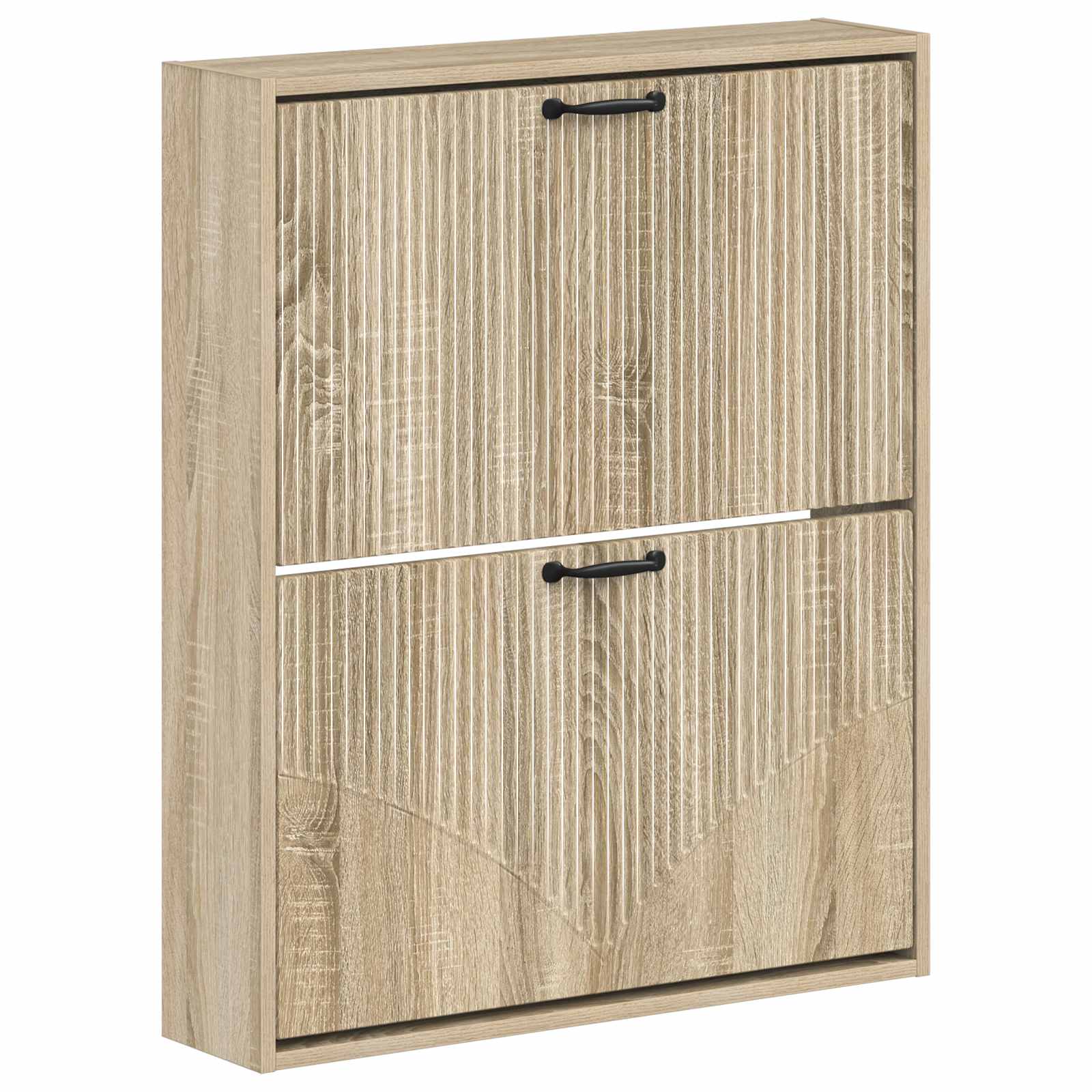 Wandgemonteerde Schoenkast HOORN 71 x 17 x 86 cm Bewerkt hout