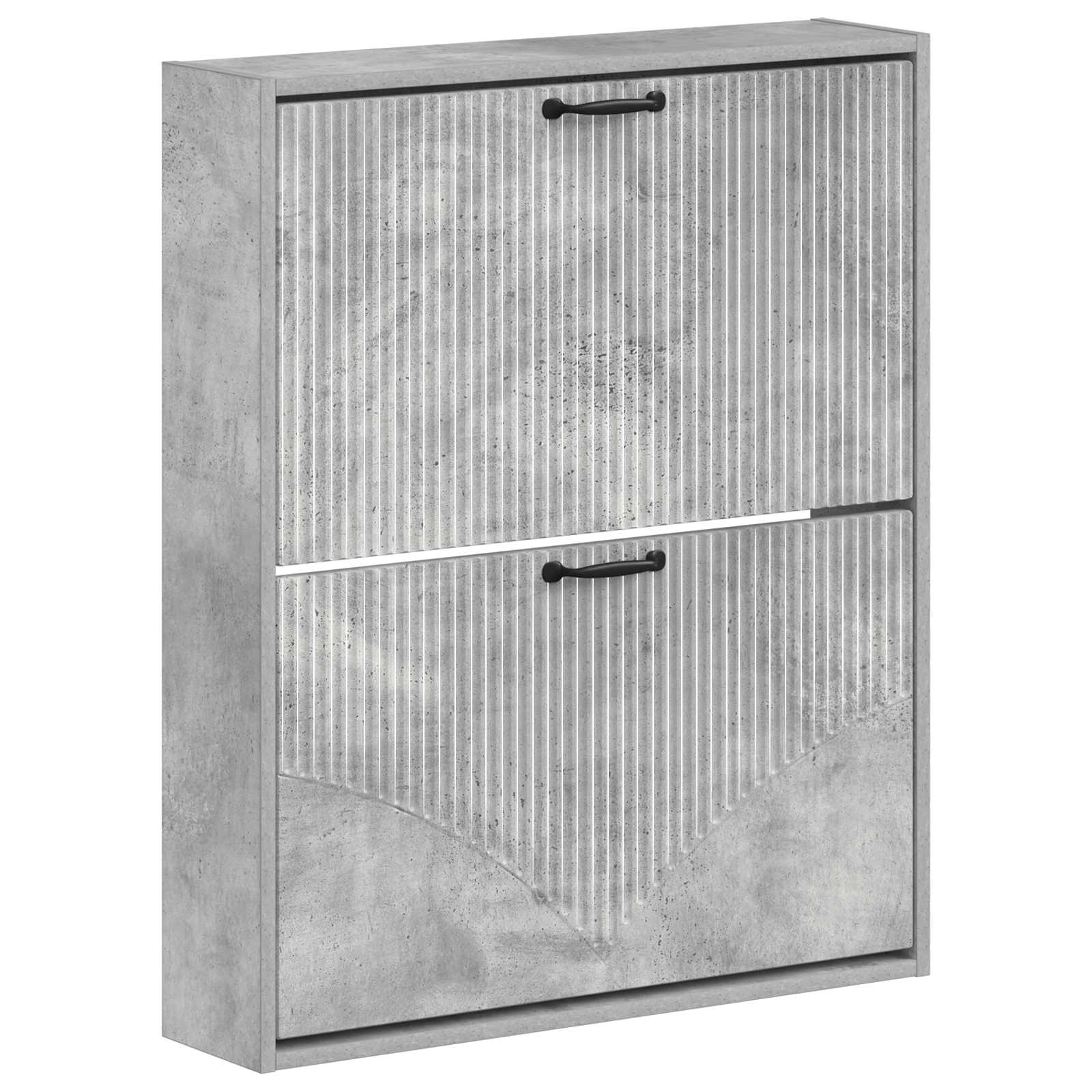 Wandgemonteerde Schoenkast HOORN 71 x 17 x 86 cm Bewerkt hout