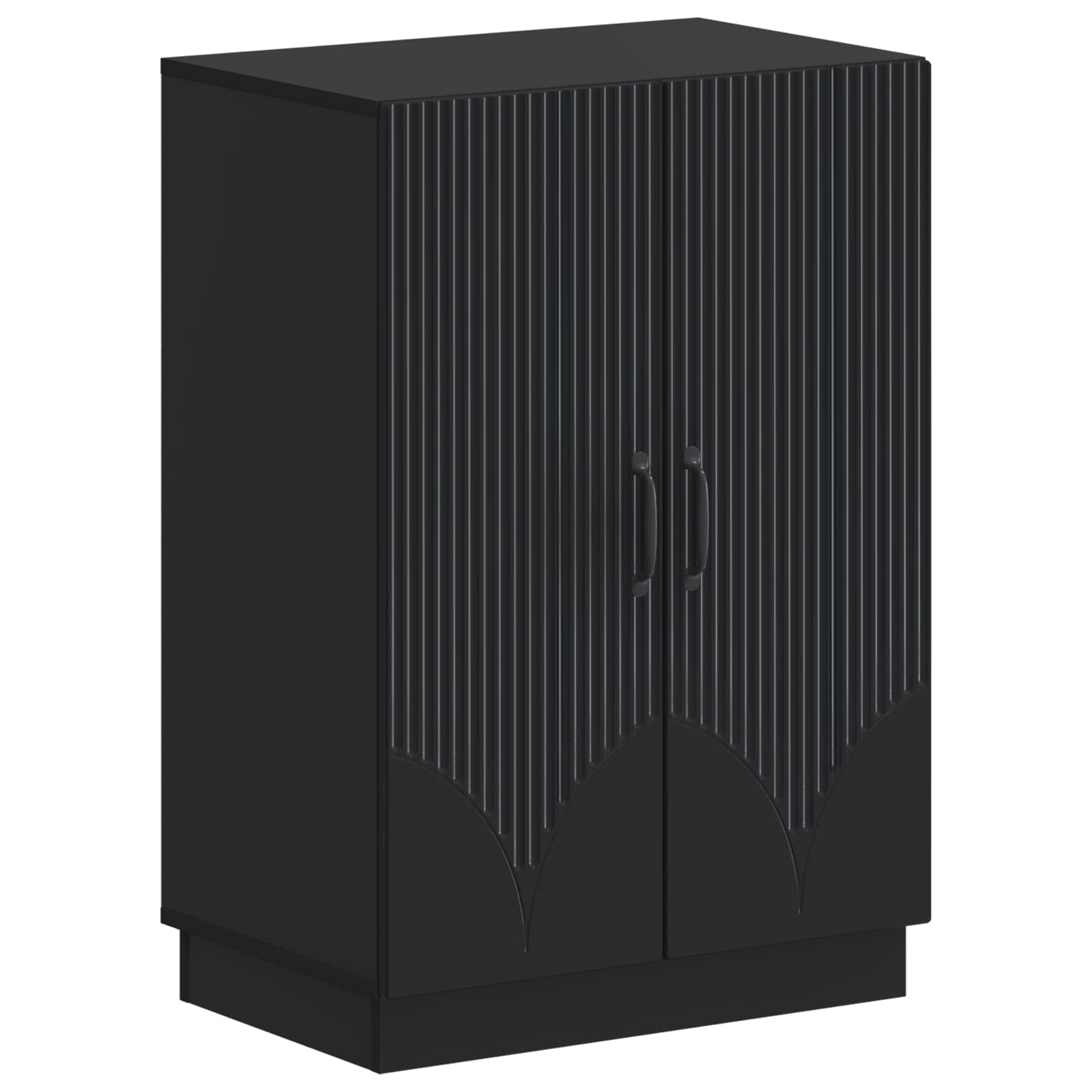 Schoenenkast HOORN 59,5 x 39,5 x 87 cm Bewerkt hout Zwart