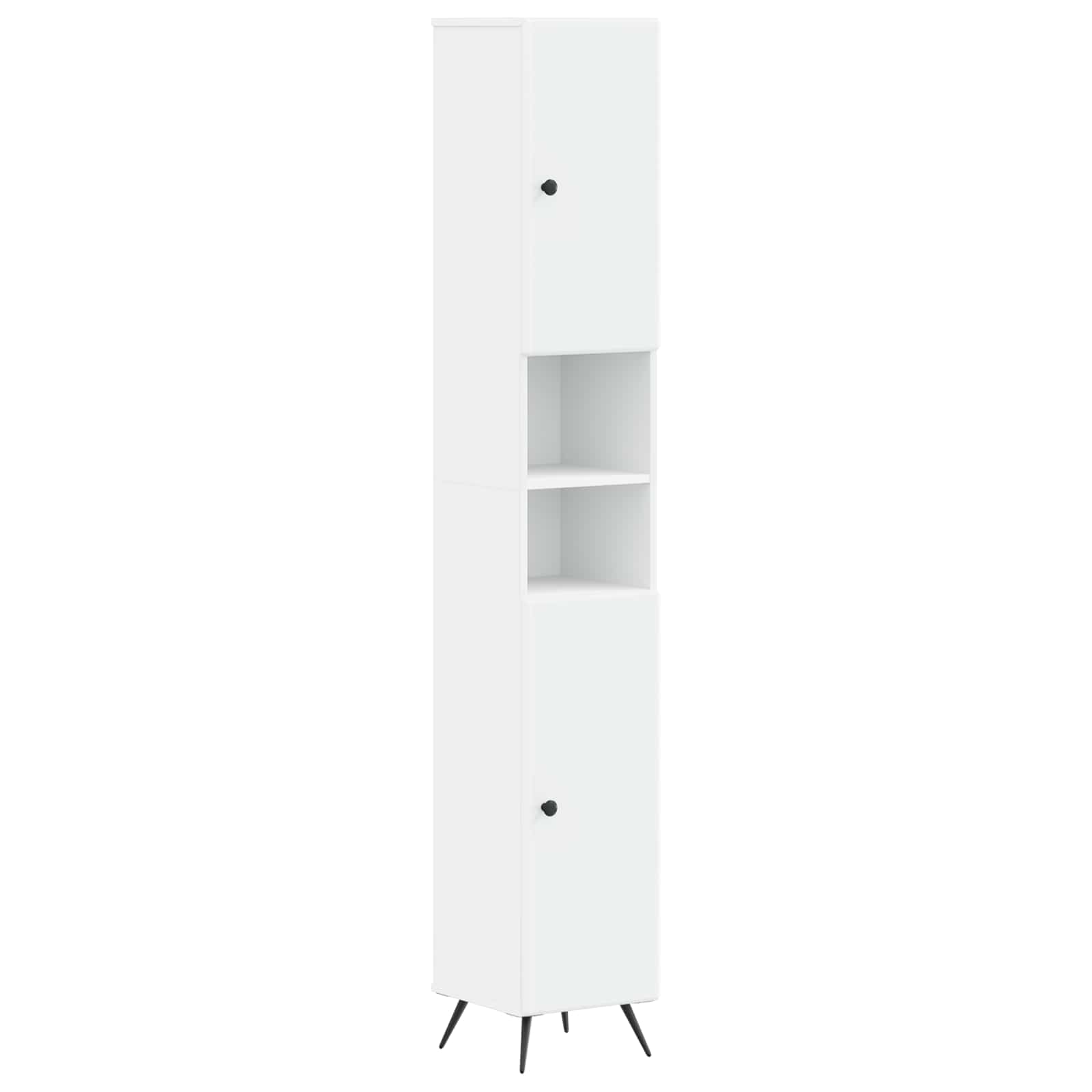Badkamerkast met Open Plank BREDA Wit 30 x 31 x 190 cm
