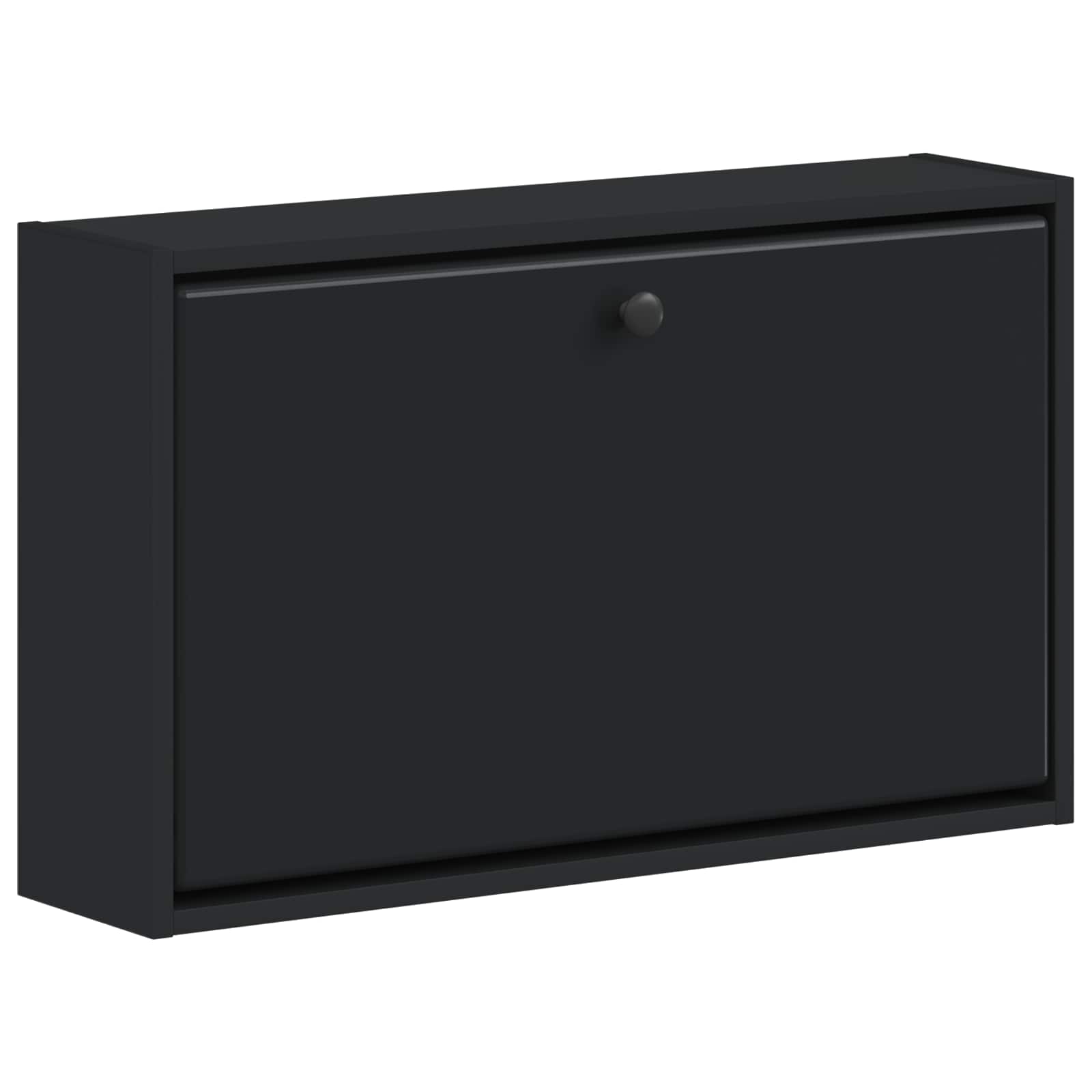 Wandgemonteerde Schoenkast BREDA 71 x 17 x 43 cm Bewerkt hout