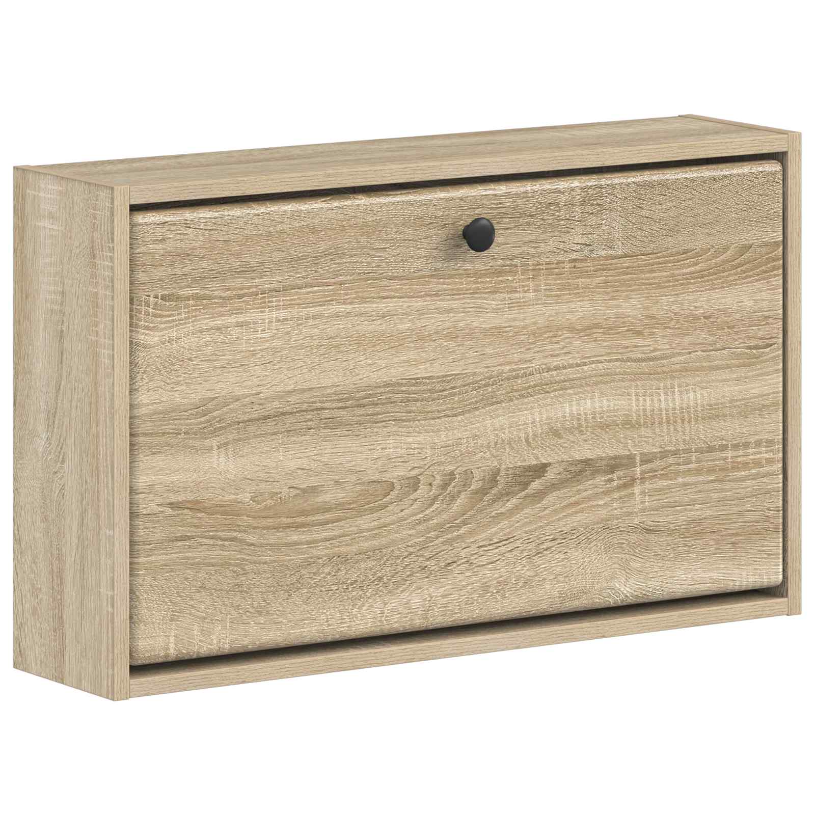 Wandgemonteerde Schoenkast BREDA 71 x 17 x 43 cm Bewerkt hout
