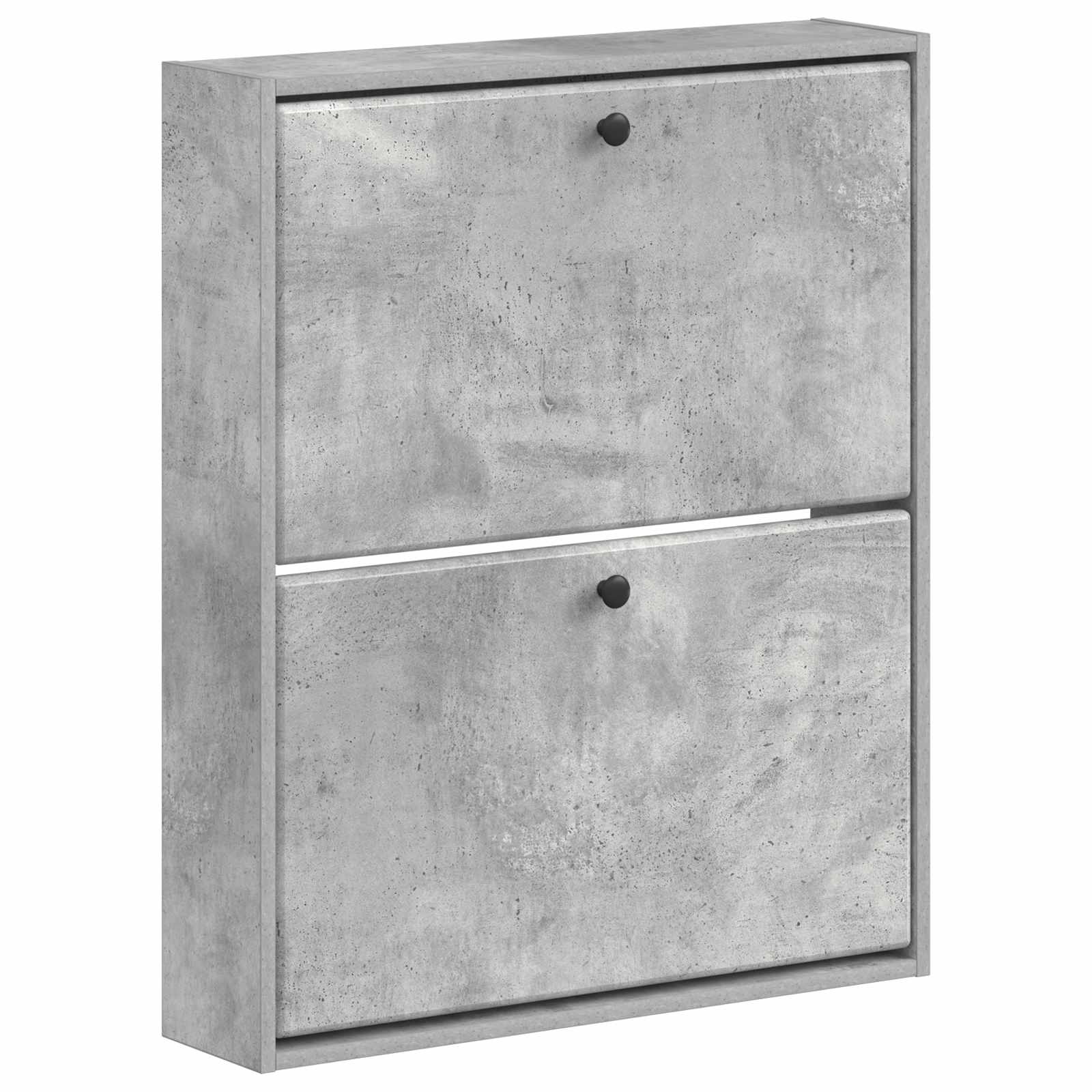 Wandgemonteerde Schoenkast BREDA 71 x 17 x 86 cm Bewerkt hout