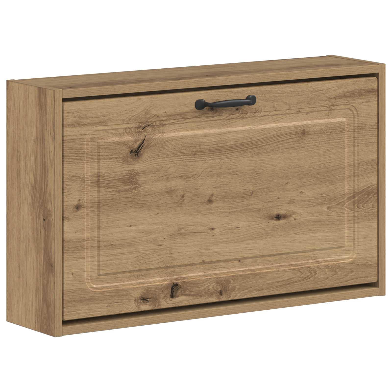 Wandgemonteerde Schoenkast UTRECHT 71 x 17 x 43 cm Bewerkt hout