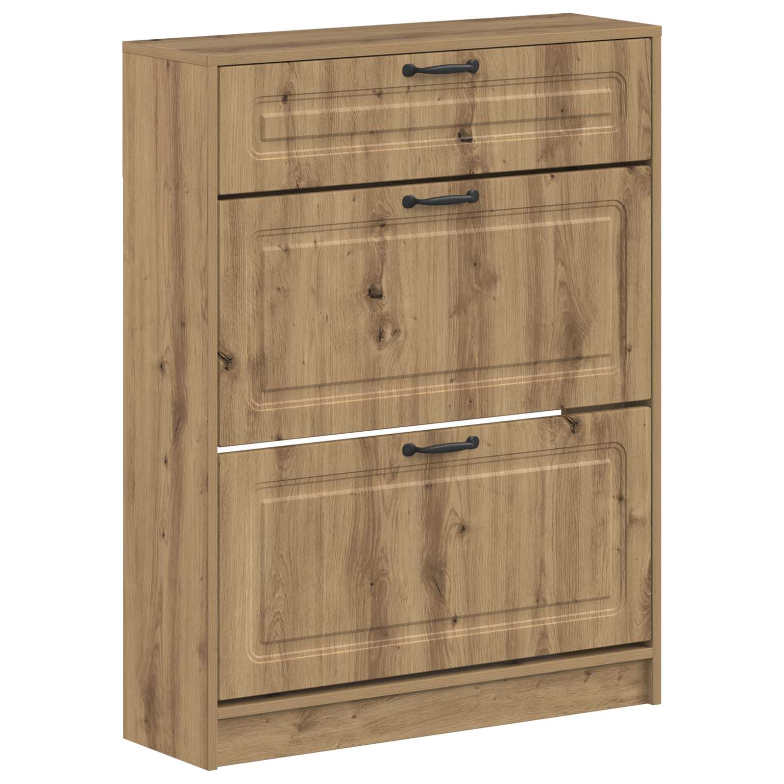 Schoenenkast UTRECHT 78 x 24 x 100 cm Bewerkt hout