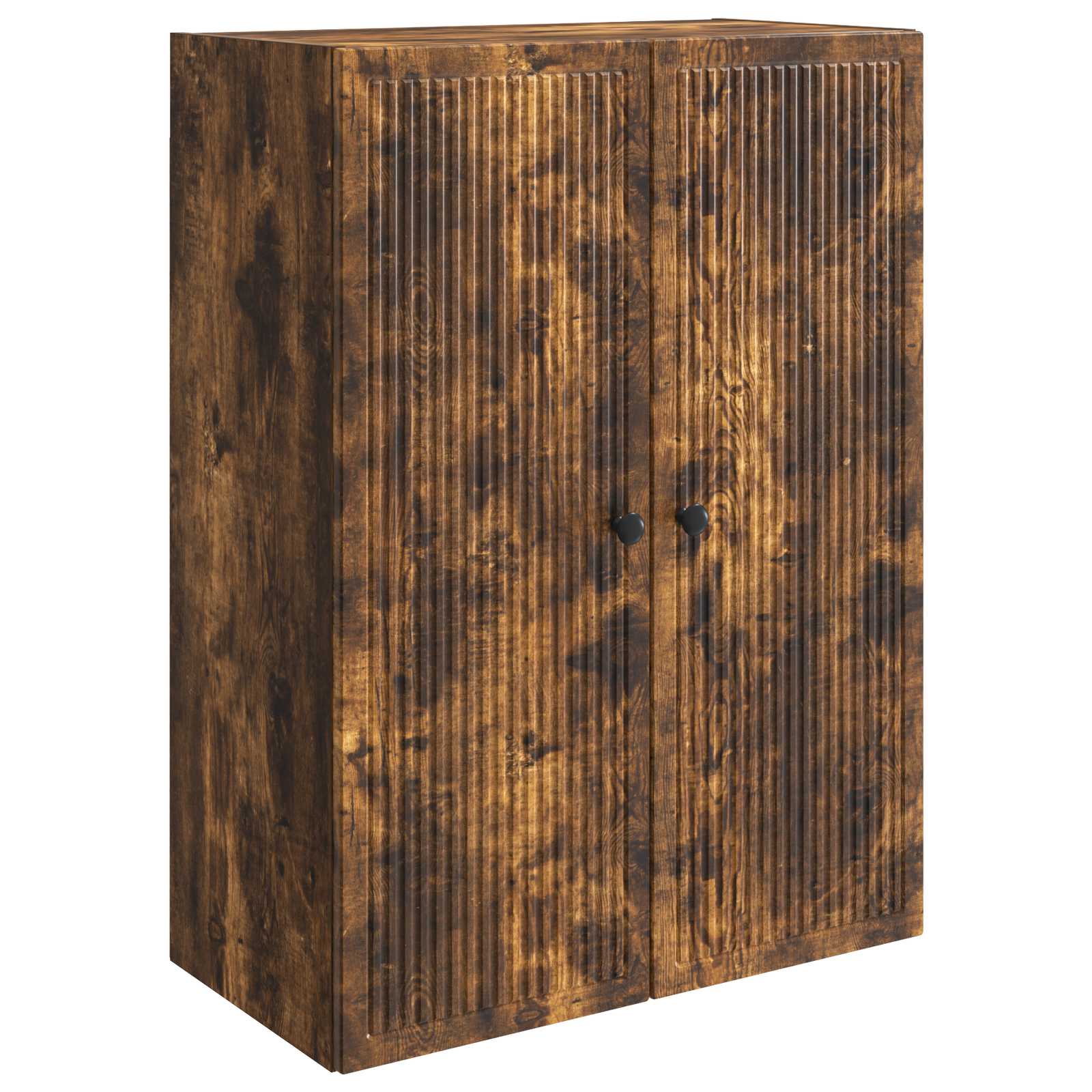 Wandkast Gerookt eiken 66 x 34,5 x 90 cm Bewerkt hout – afbeelding 2
