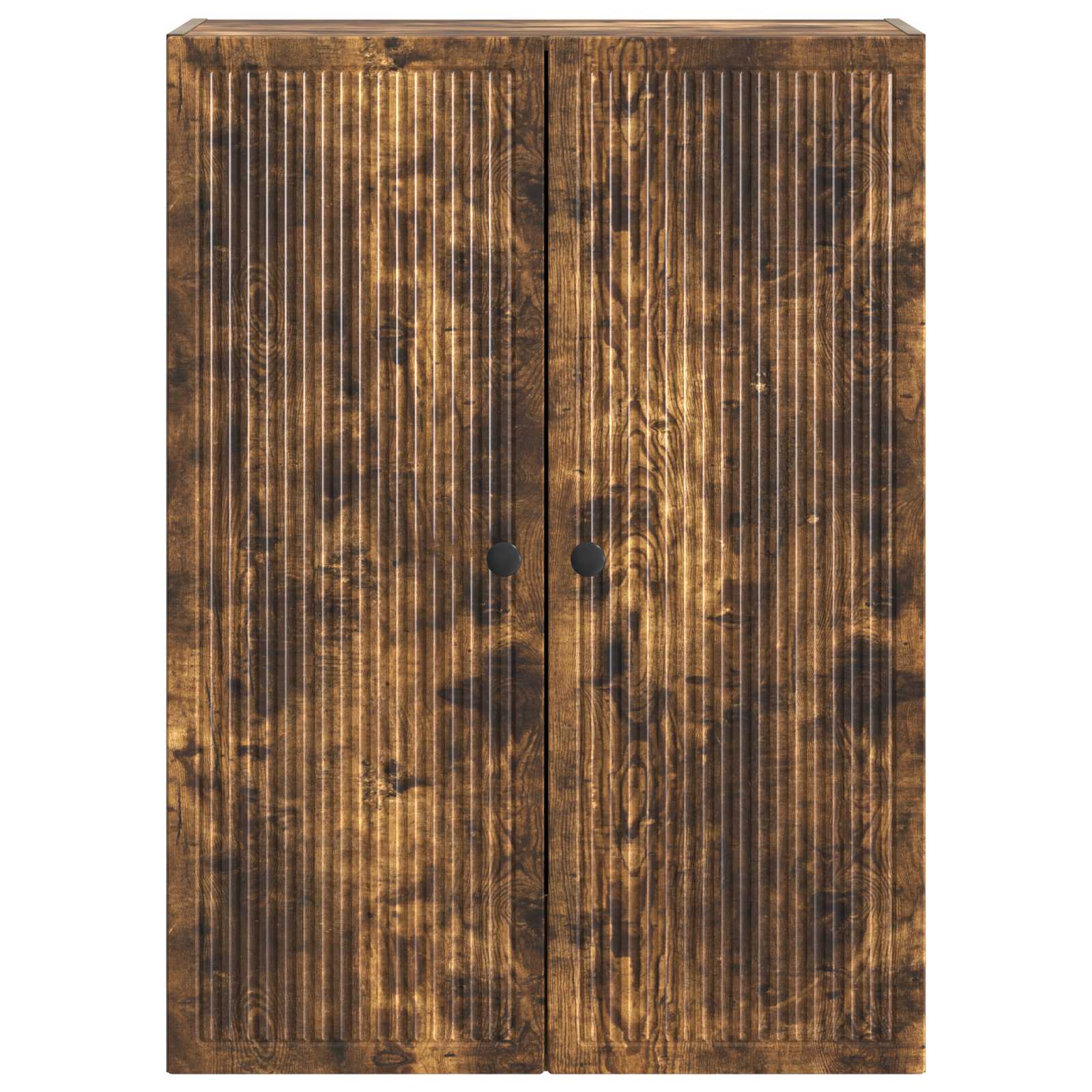 Wandkast Gerookt eiken 66 x 34,5 x 90 cm Bewerkt hout – afbeelding 4