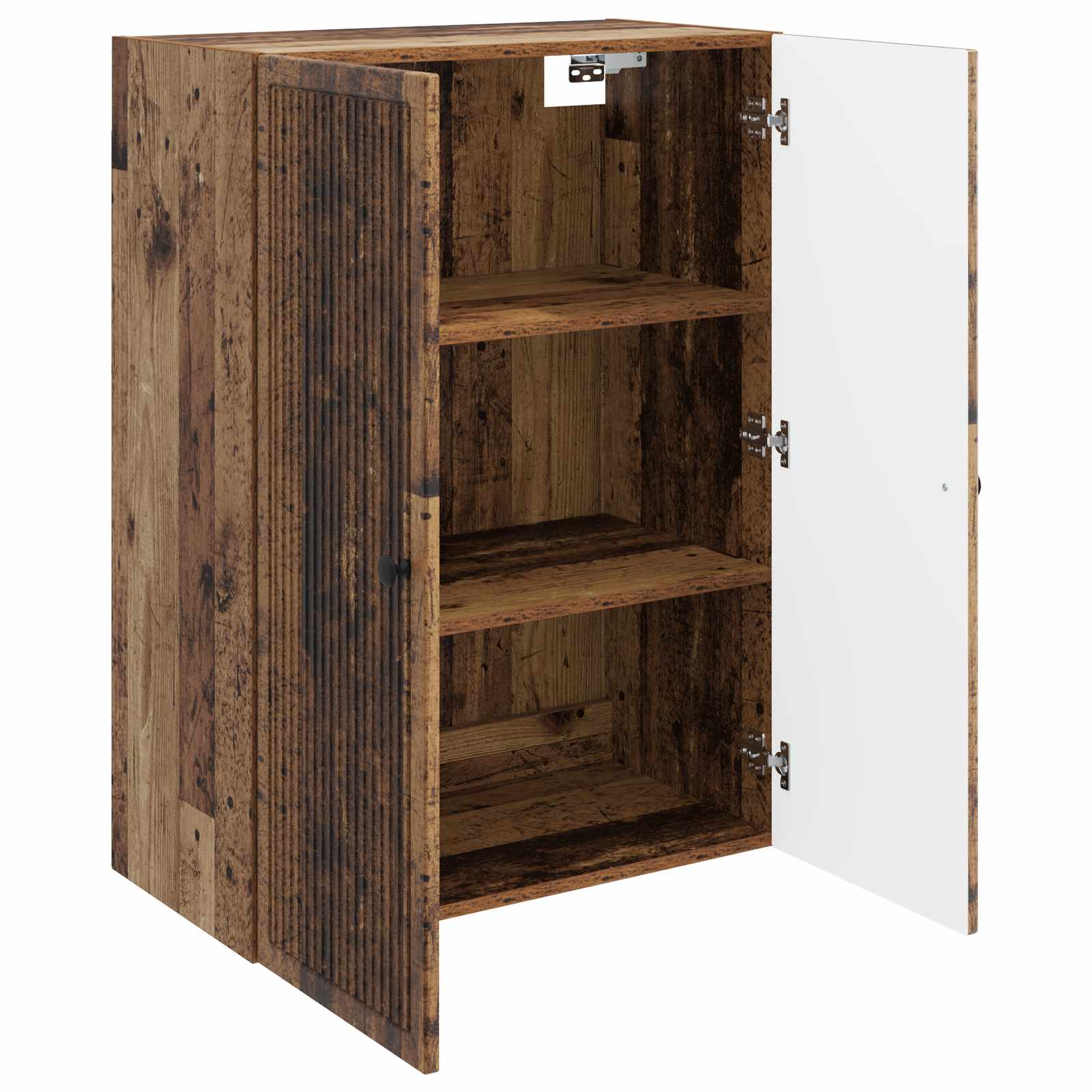 Wandkast Oud hout 66 x 34,5 x 90 cm Bewerkt hout – afbeelding 3