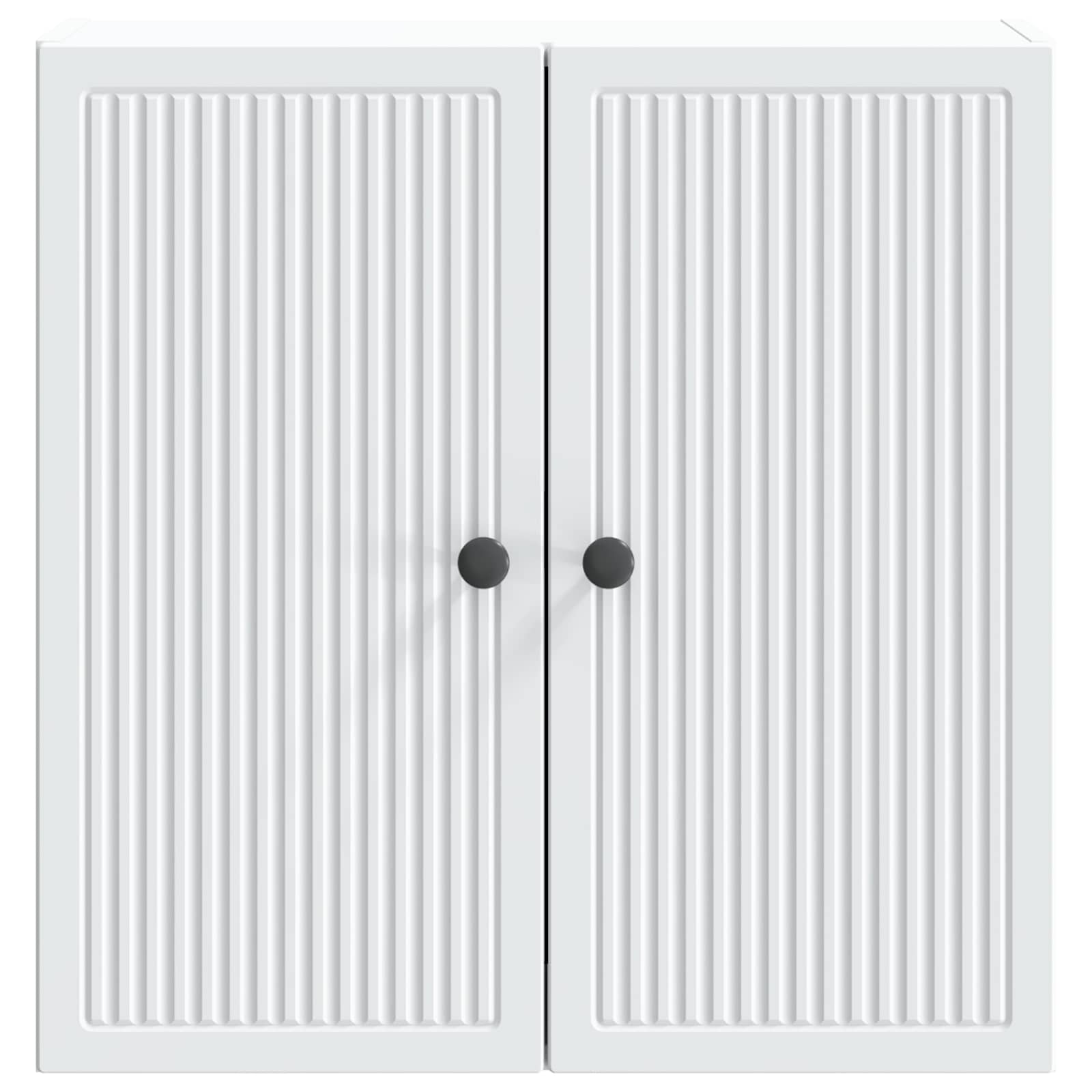 Wandkast Wit 59 x 31 x 60 cm Bewerkt hout – afbeelding 4