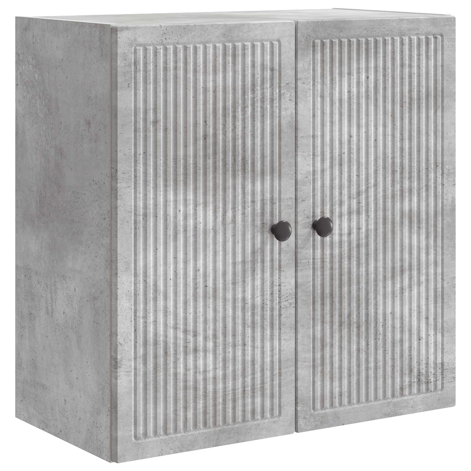 Wandkast Betongrijs 59 x 31 x 60 cm Bewerkt hout – afbeelding 2