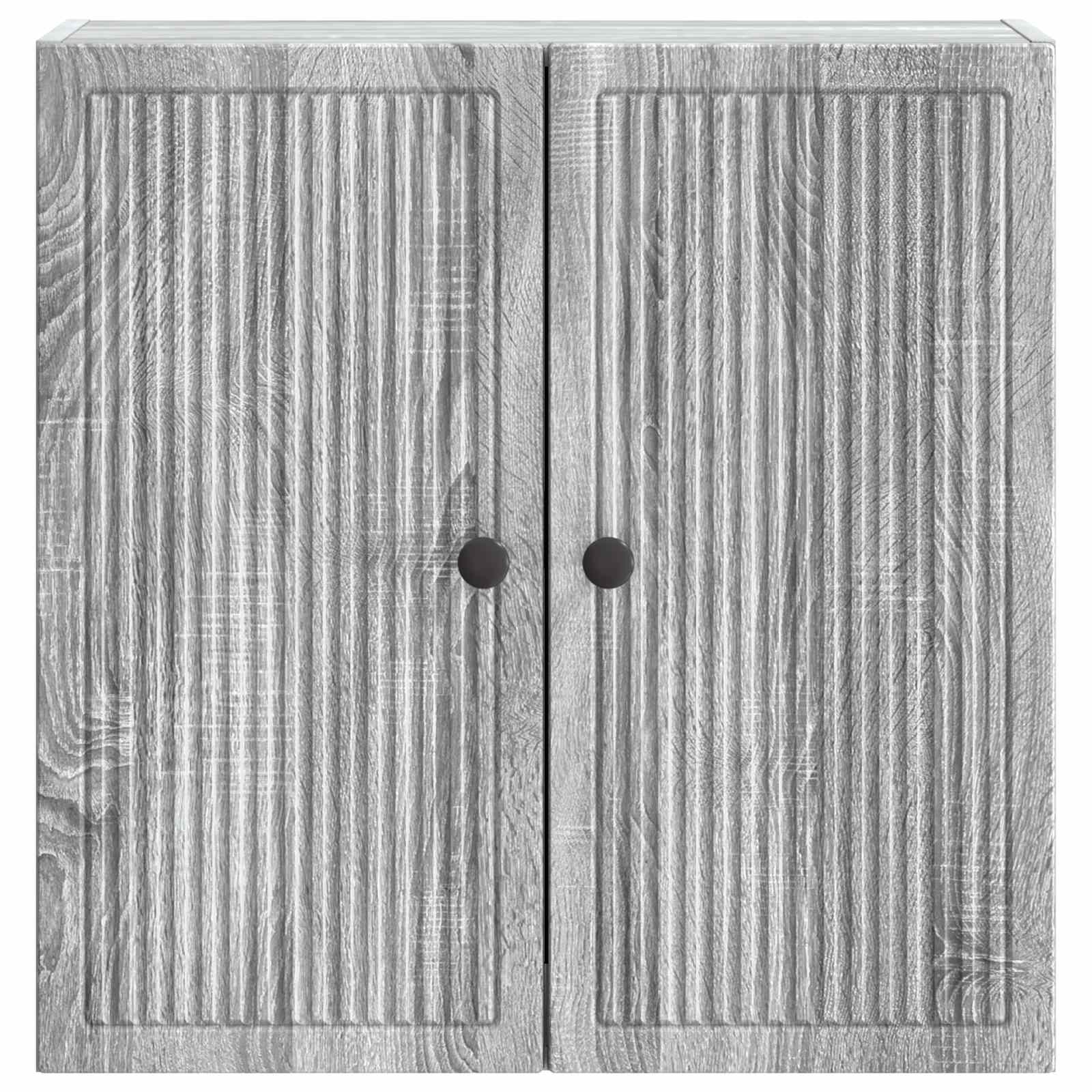 Wandkast Grijs Sonoma 59 x 31 x 60 cm Bewerkt hout – afbeelding 4