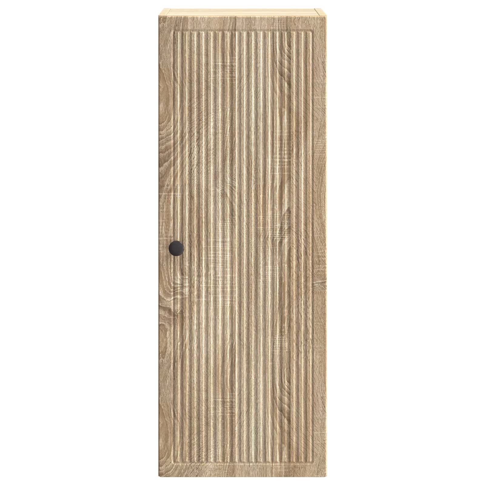 Wandkast Sonoma Eiken 33 x 34,5 x 90 cm Bewerkt hout – afbeelding 4