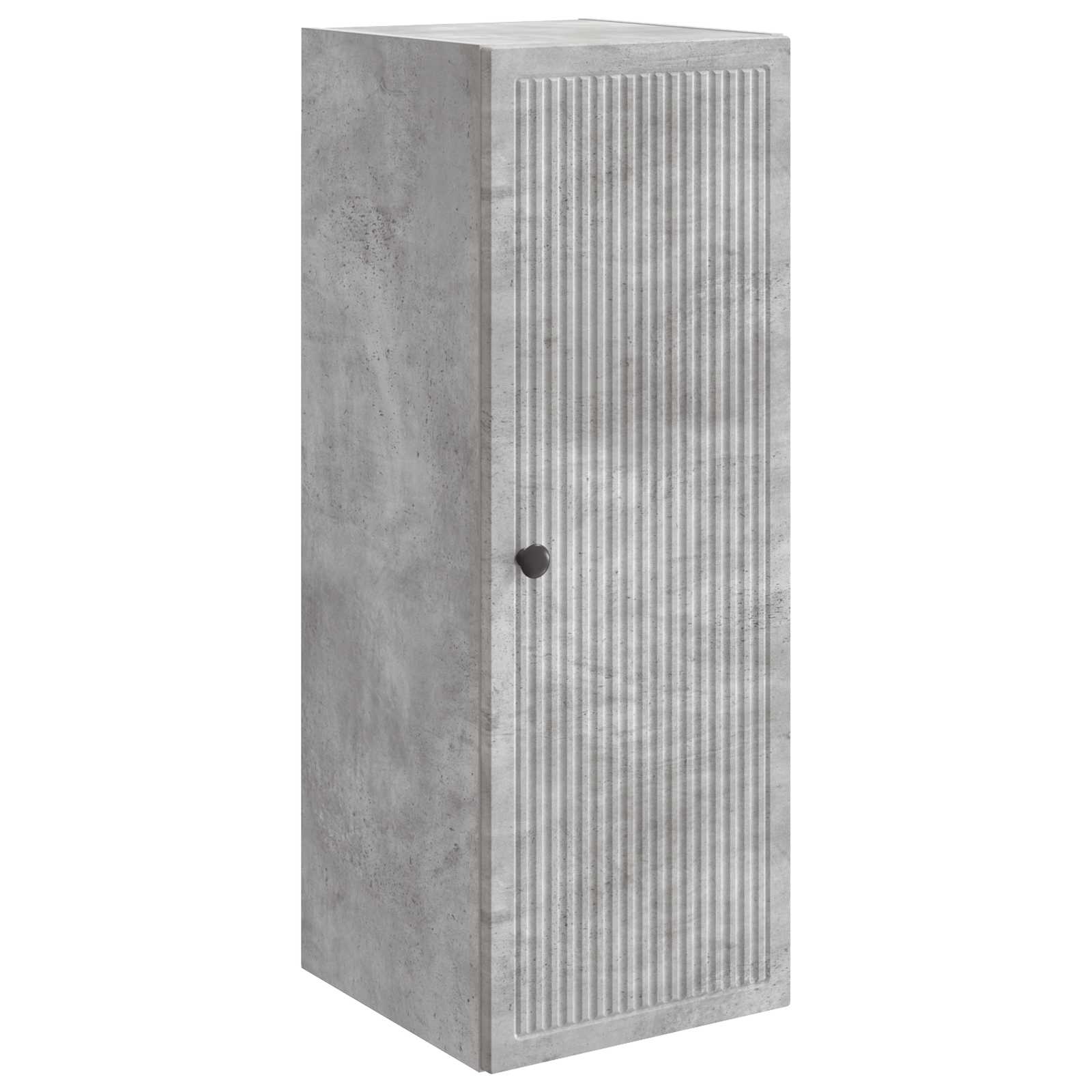 Wandkast Betongrijs 33 x 34,5 x 90 cm Bewerkt hout – afbeelding 2